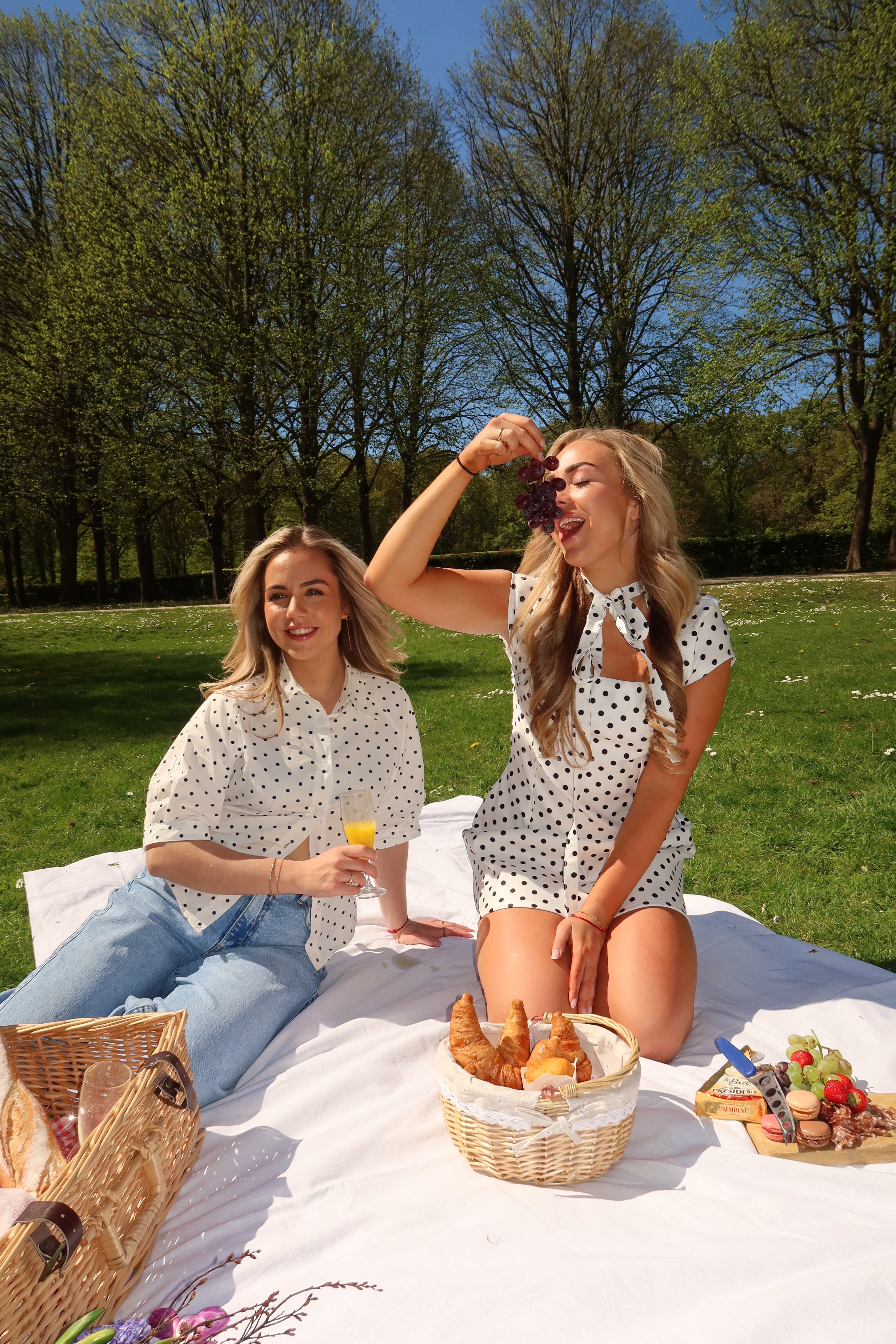 Polkadot Jurkje met Opening