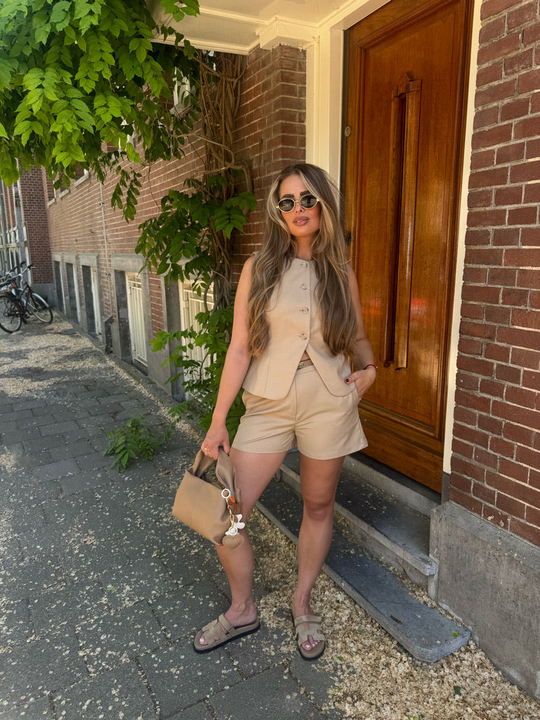 Ambika Korte Broek Camel | Juul