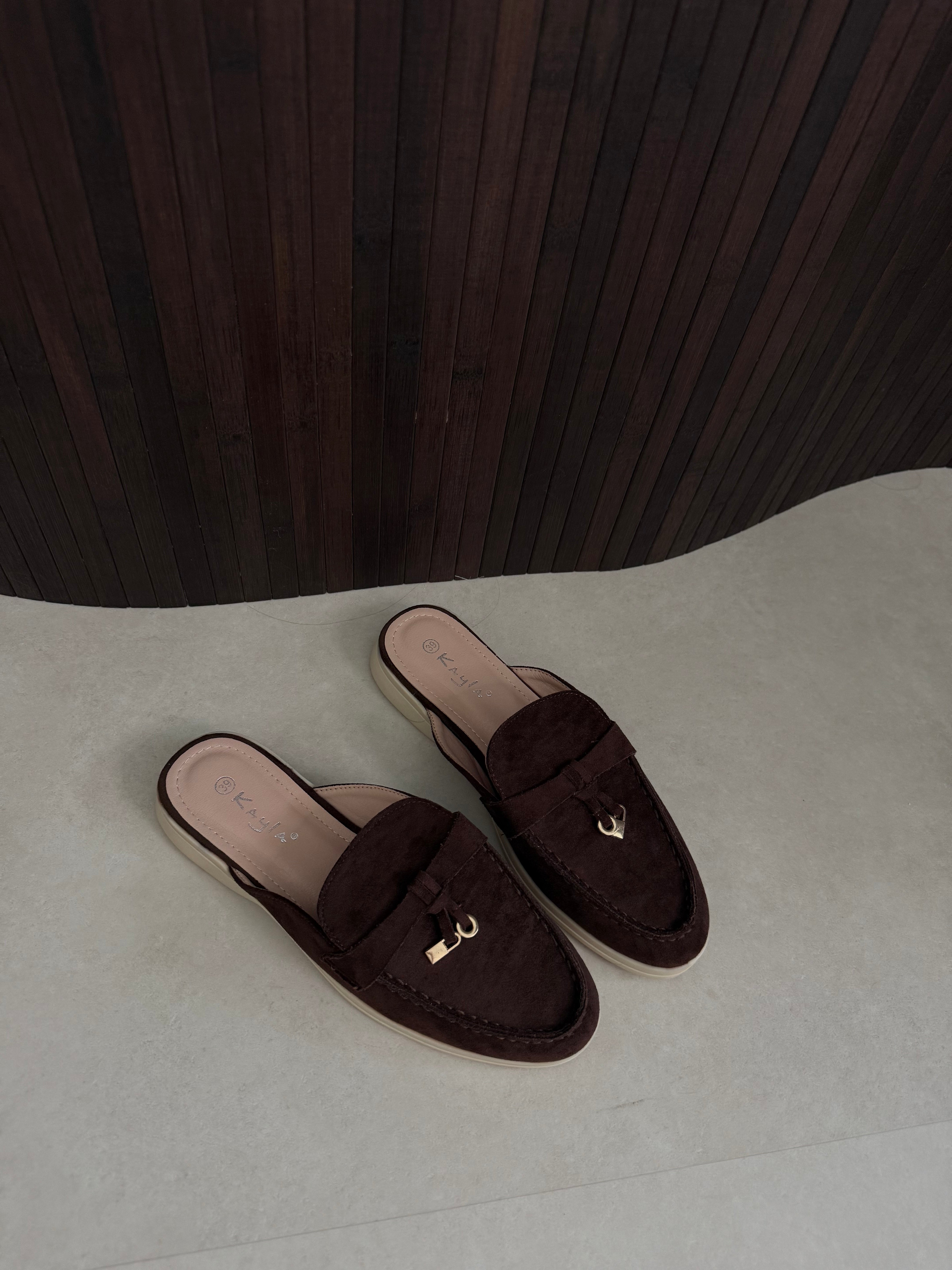 Instap Loafers Bruin | Mila