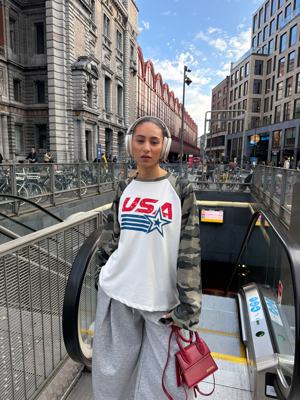 Longsleeve Camouflage USA