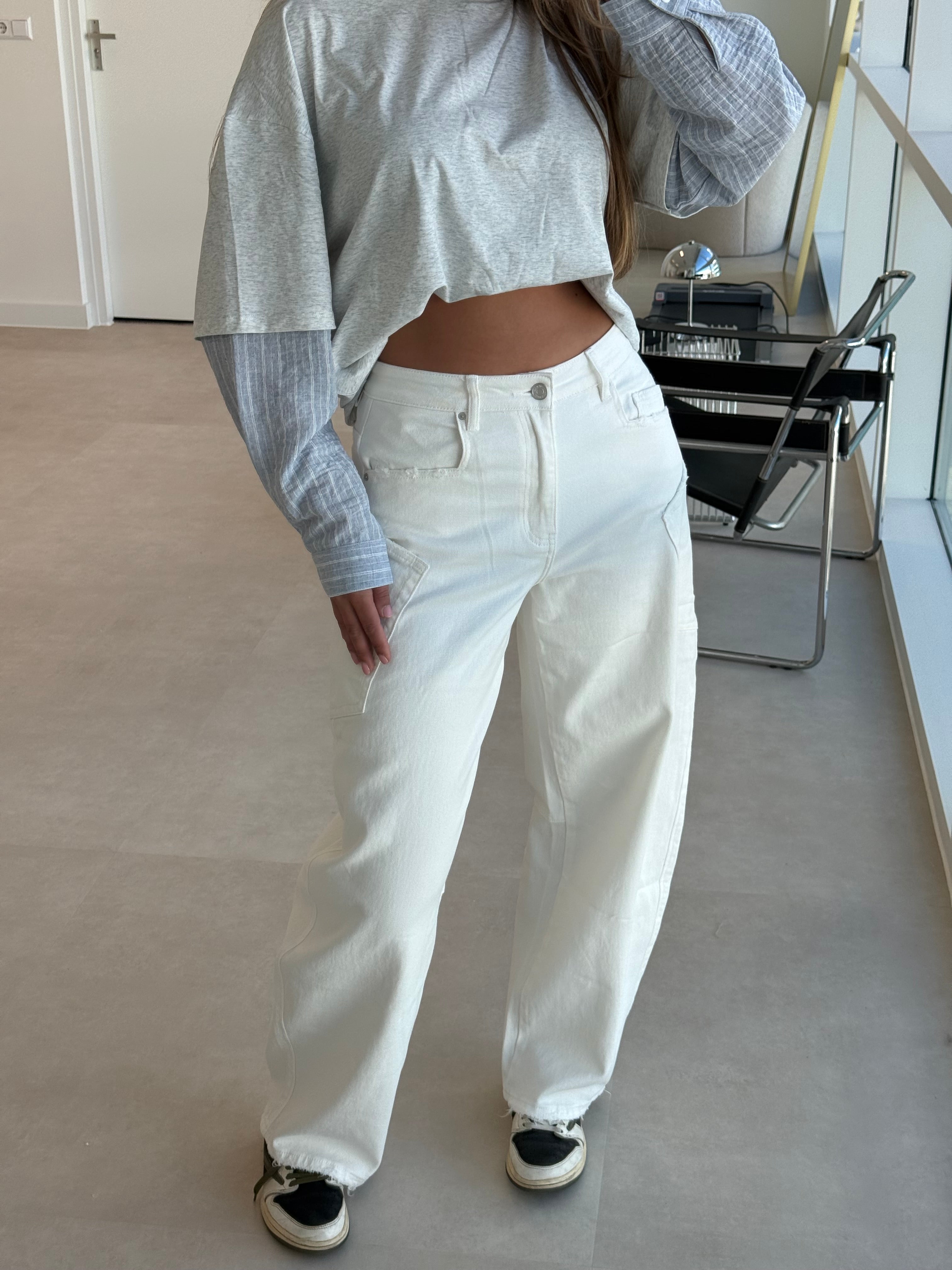 Queen Hearts Balloon Jeans Stretch Wit | Mae