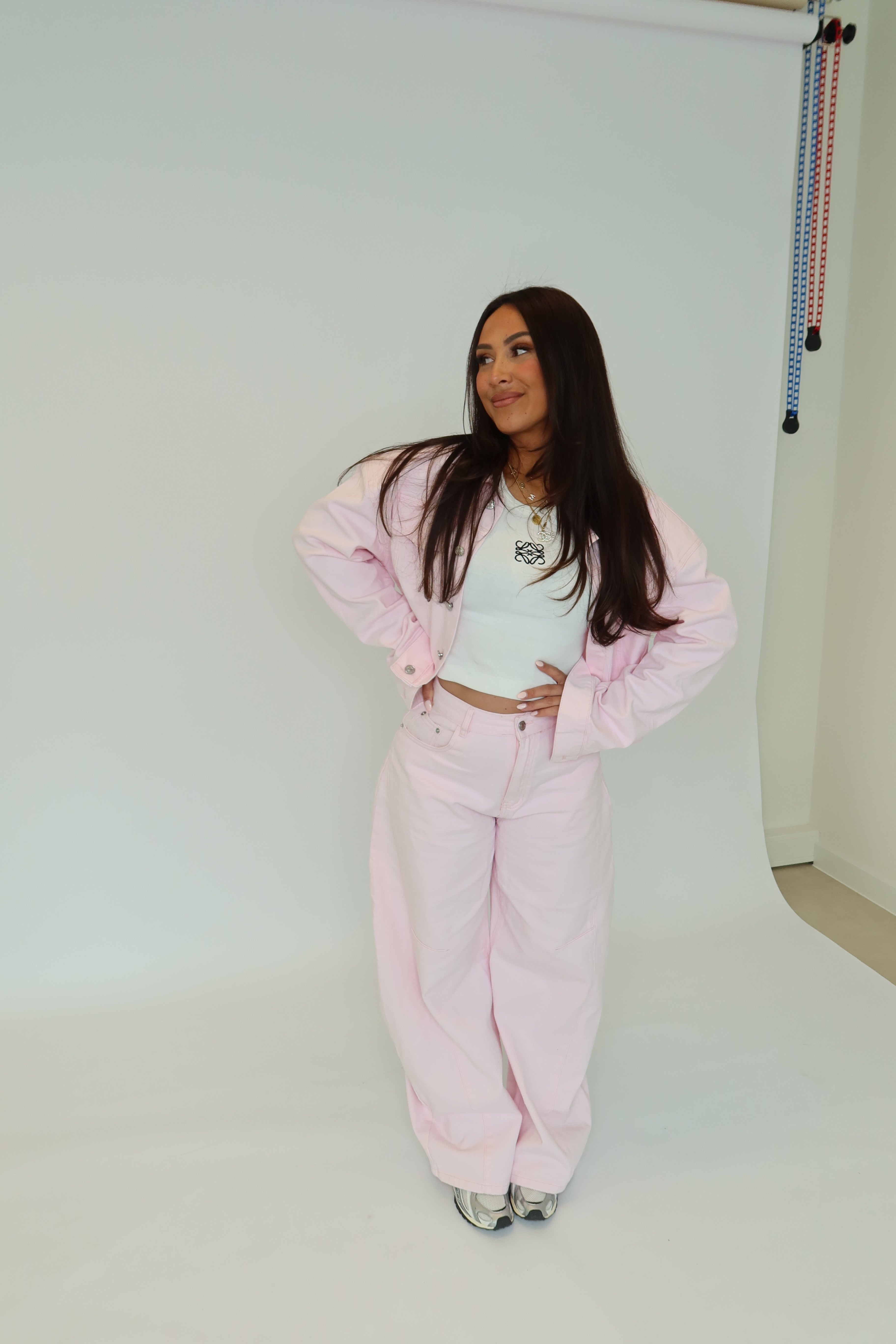 Denim Set Licht Roze | Day