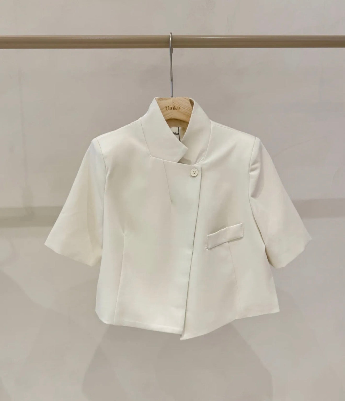 Korte Overslag Blazer Wit | Kate