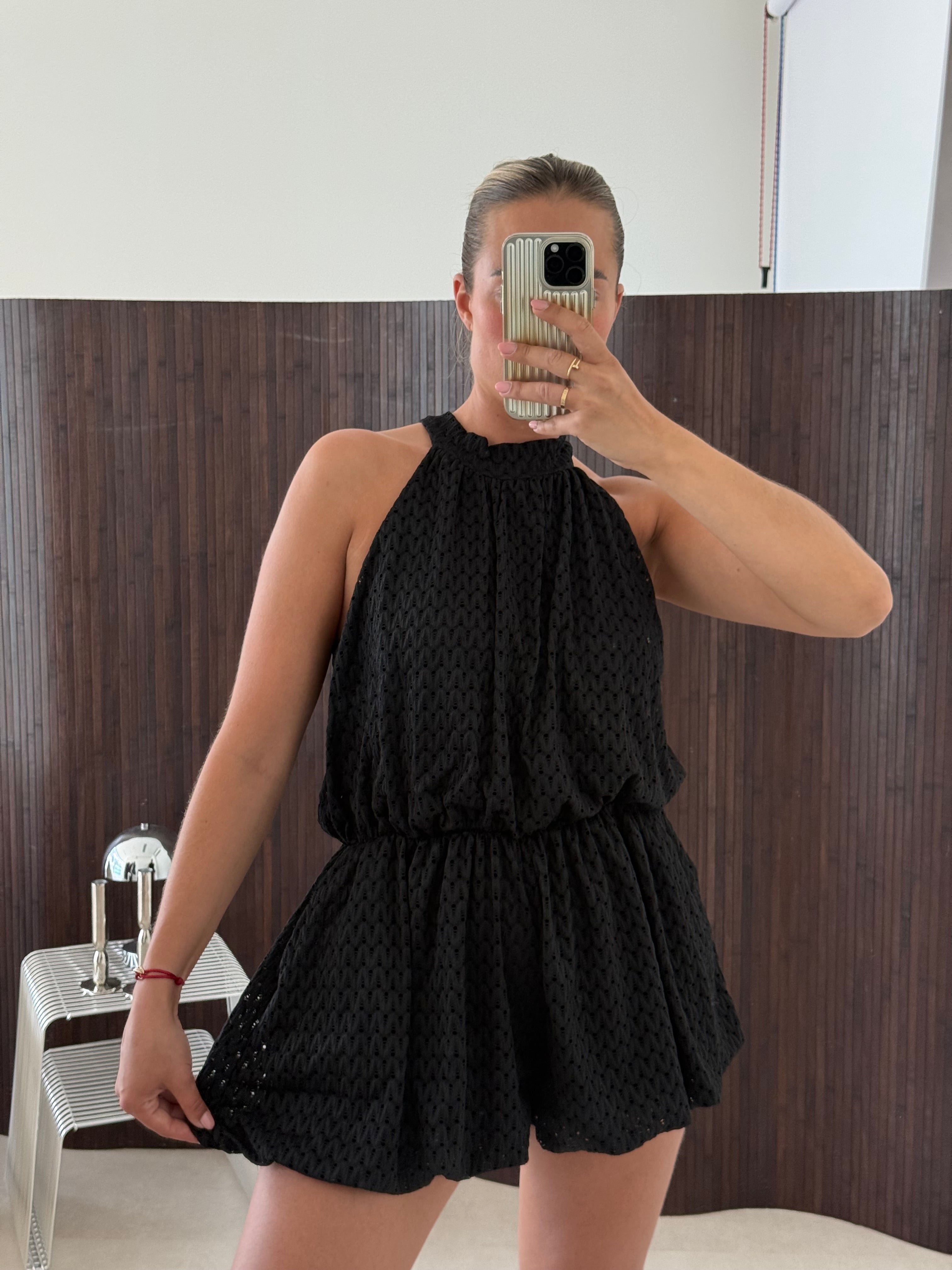 Beach Playsuit Zwart