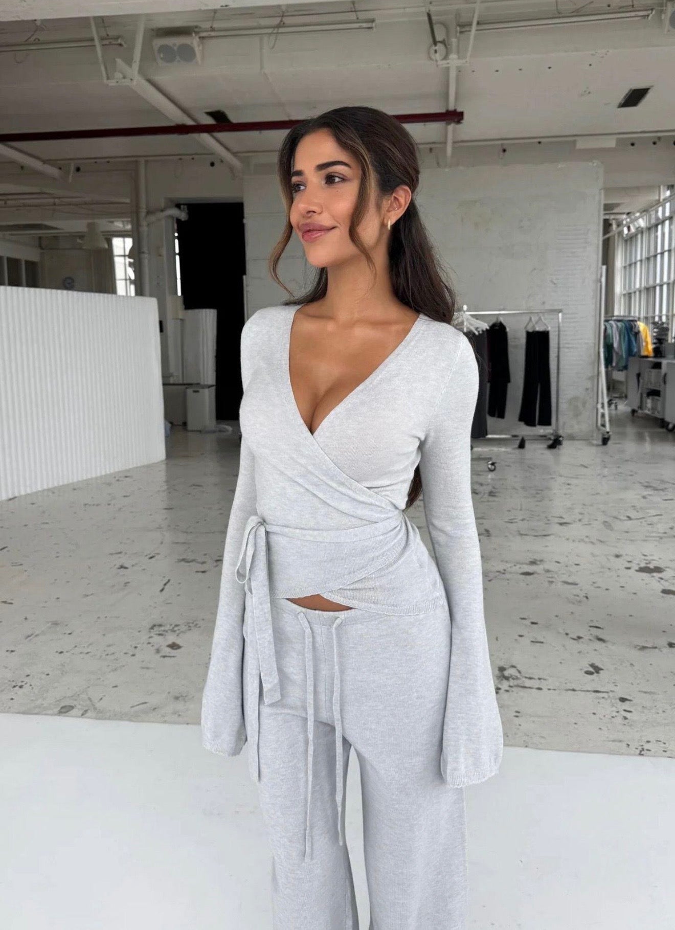 Pilates Wrap Set Grijs | Phileine