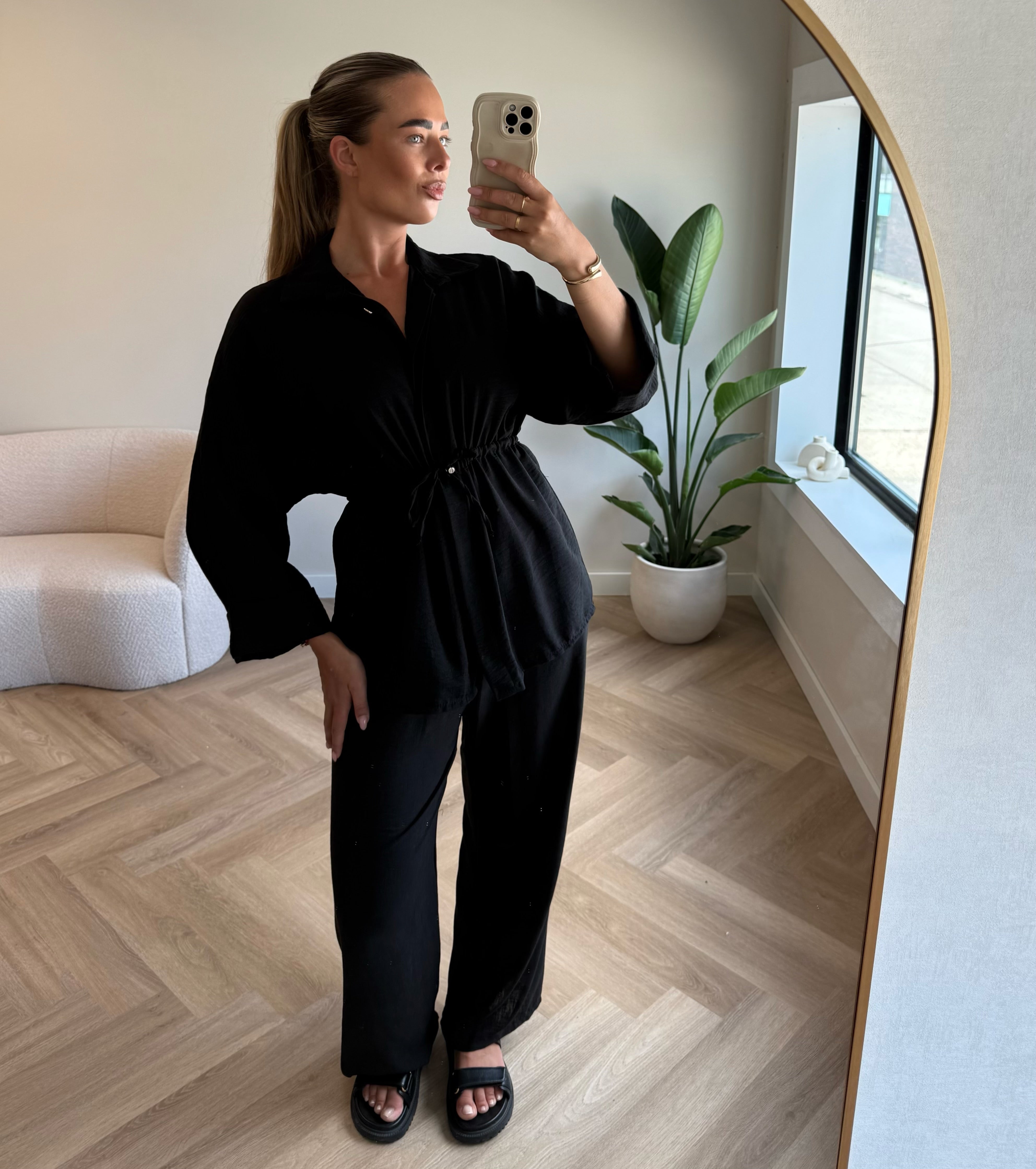 Two Piece Set Zwart | Lynn