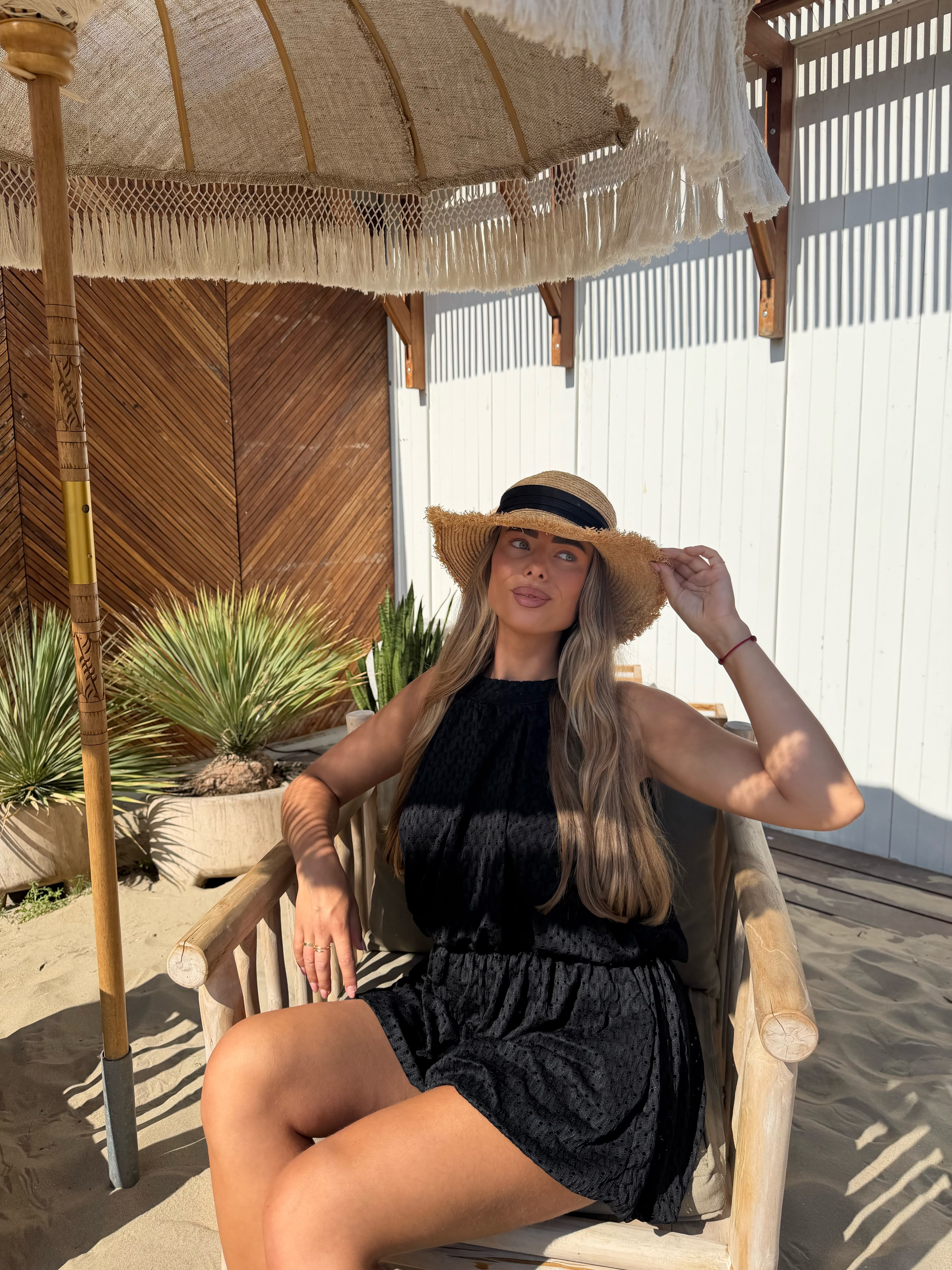 Beach Playsuit Zwart