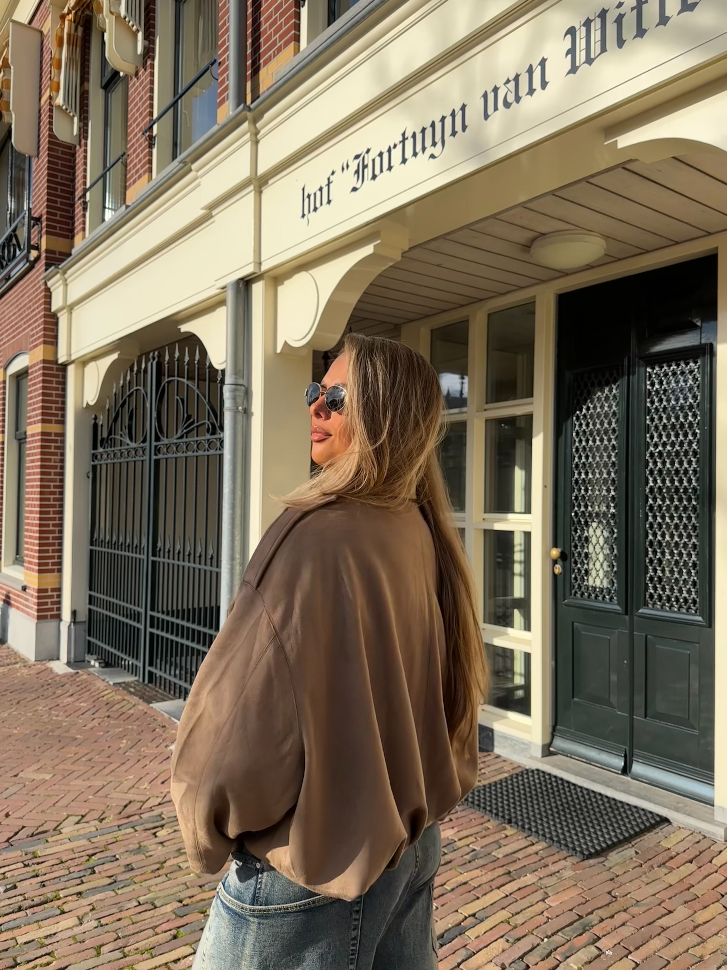 Suède Jacket Camel | Bobby