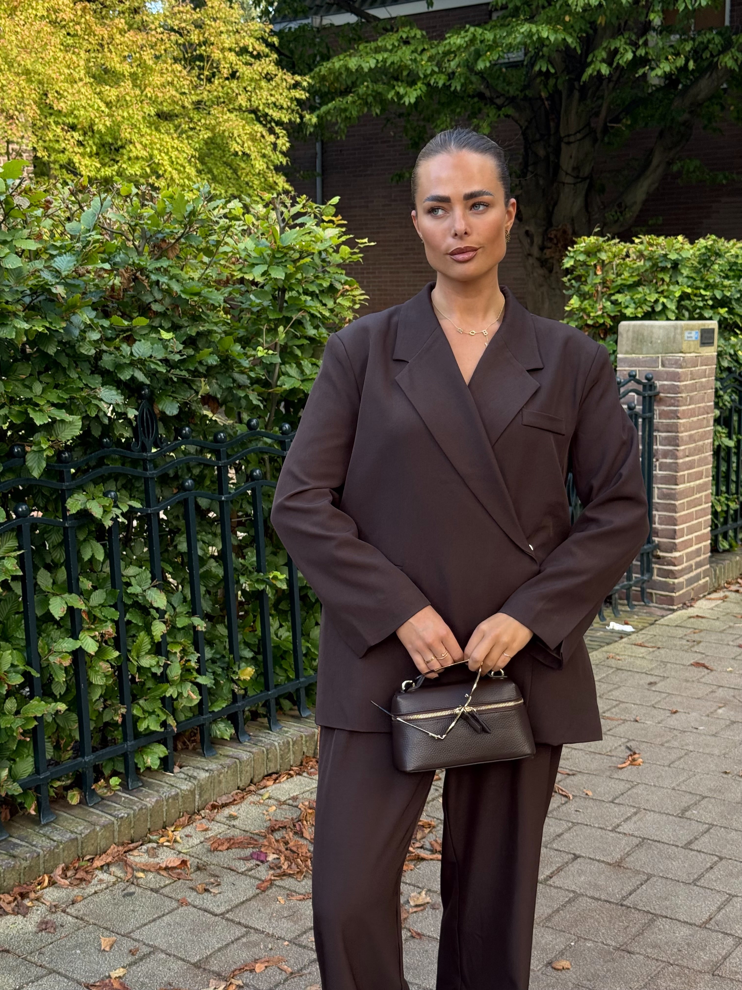 Oversized Blazer Bruin | Jisca