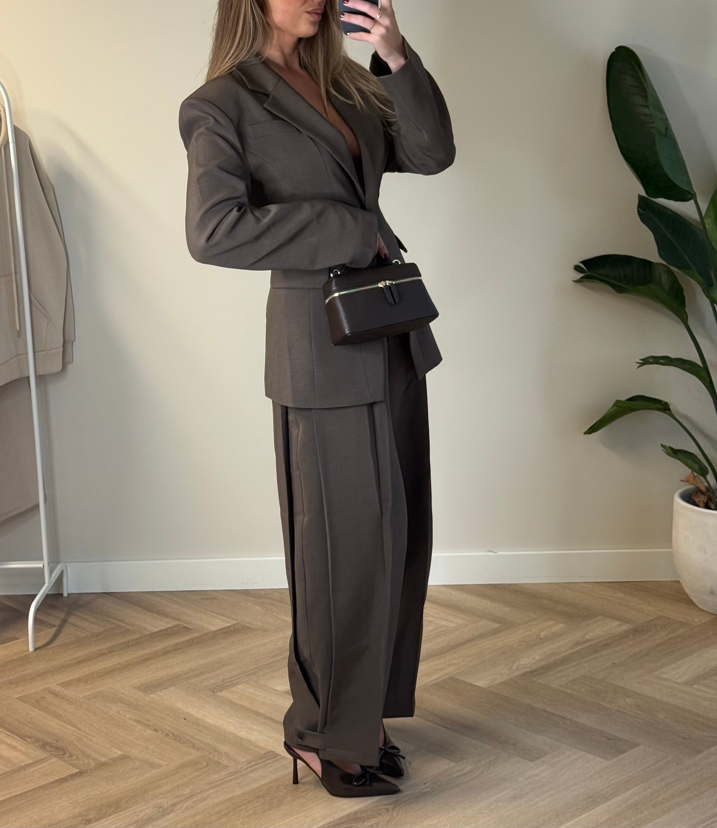 Getailleerde Blazer Army Groen | Indy