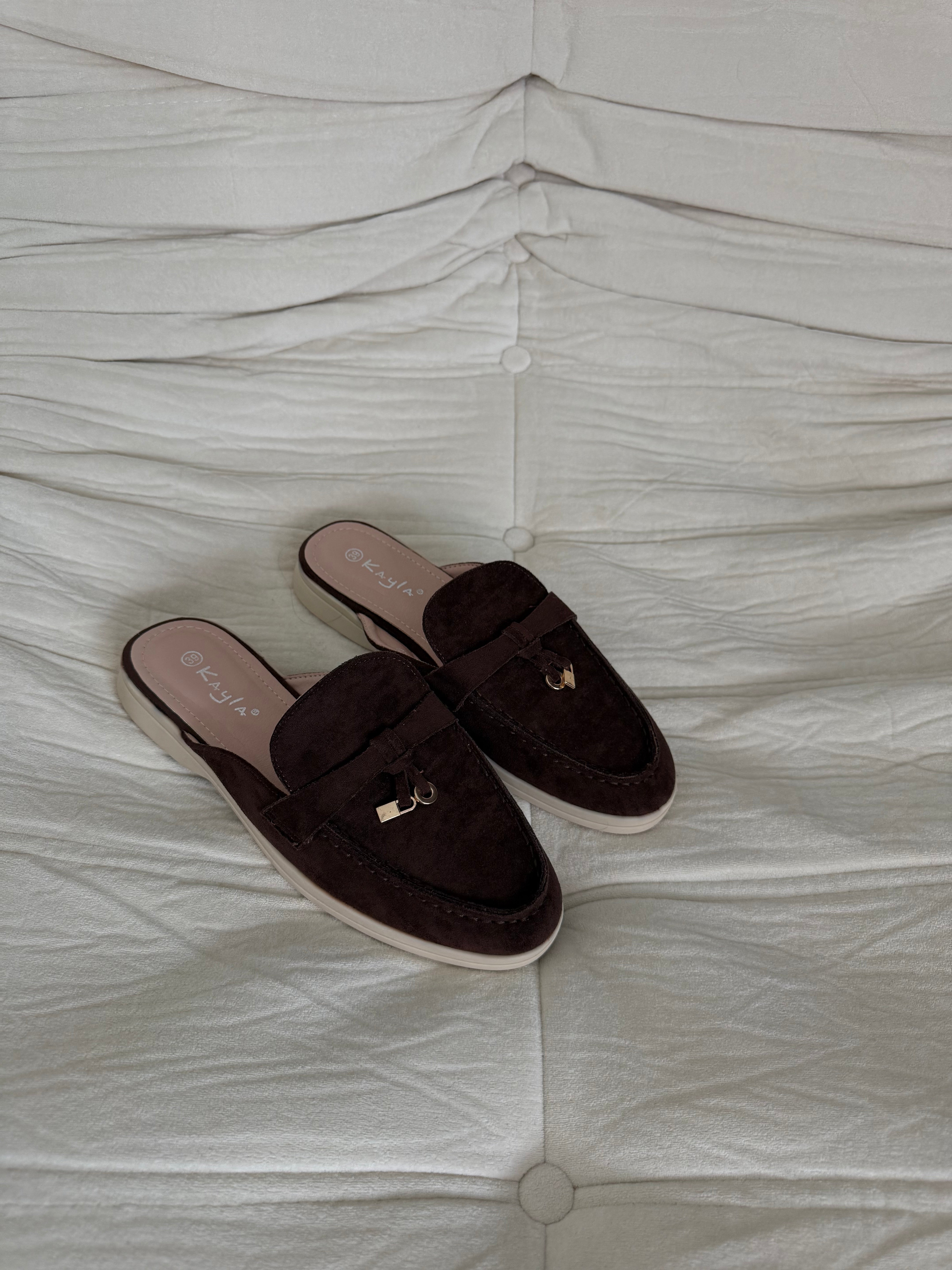 Instap Loafers Bruin | Mila