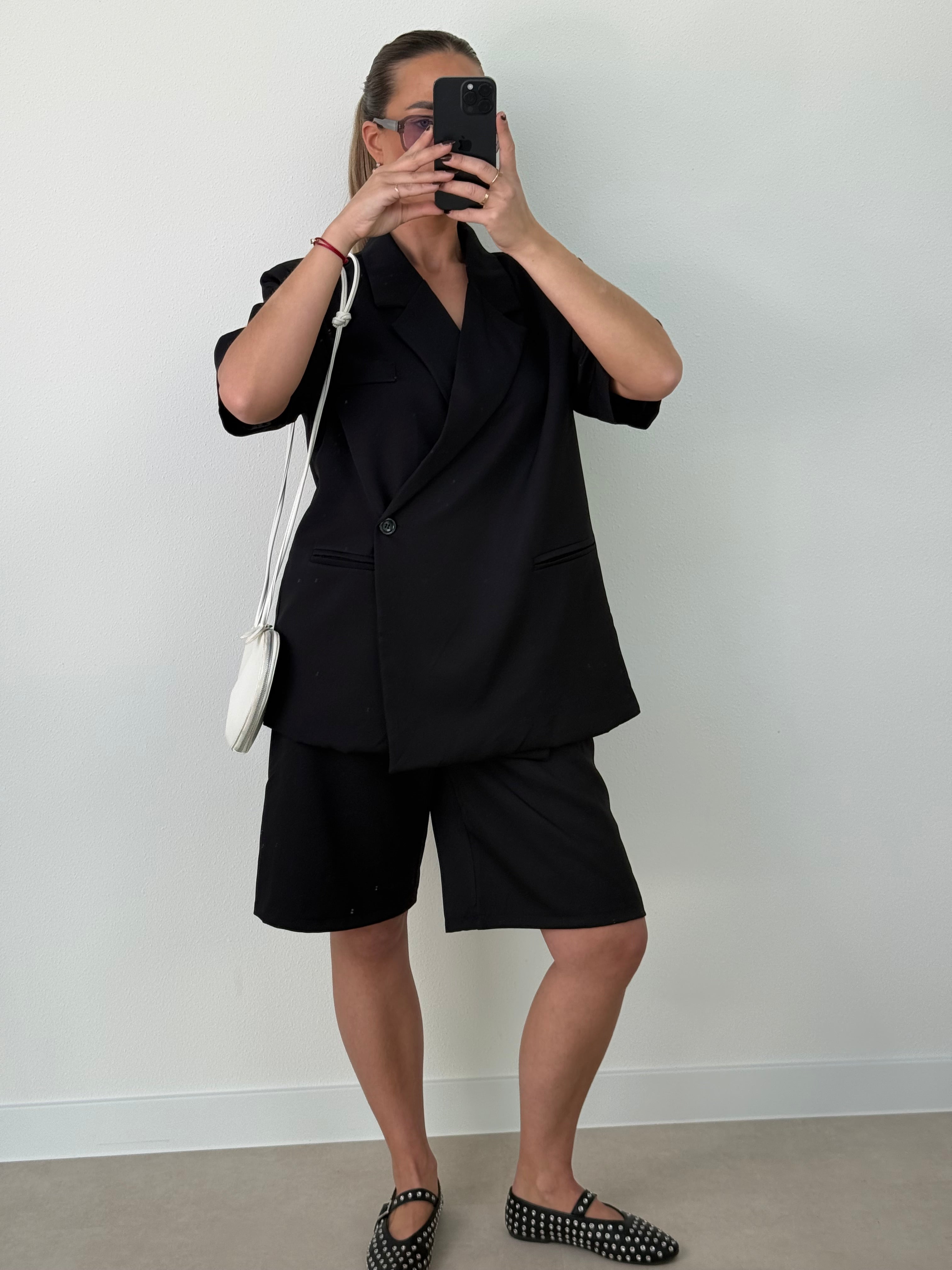 Blazer Two Piece Set Zwart | Bibi