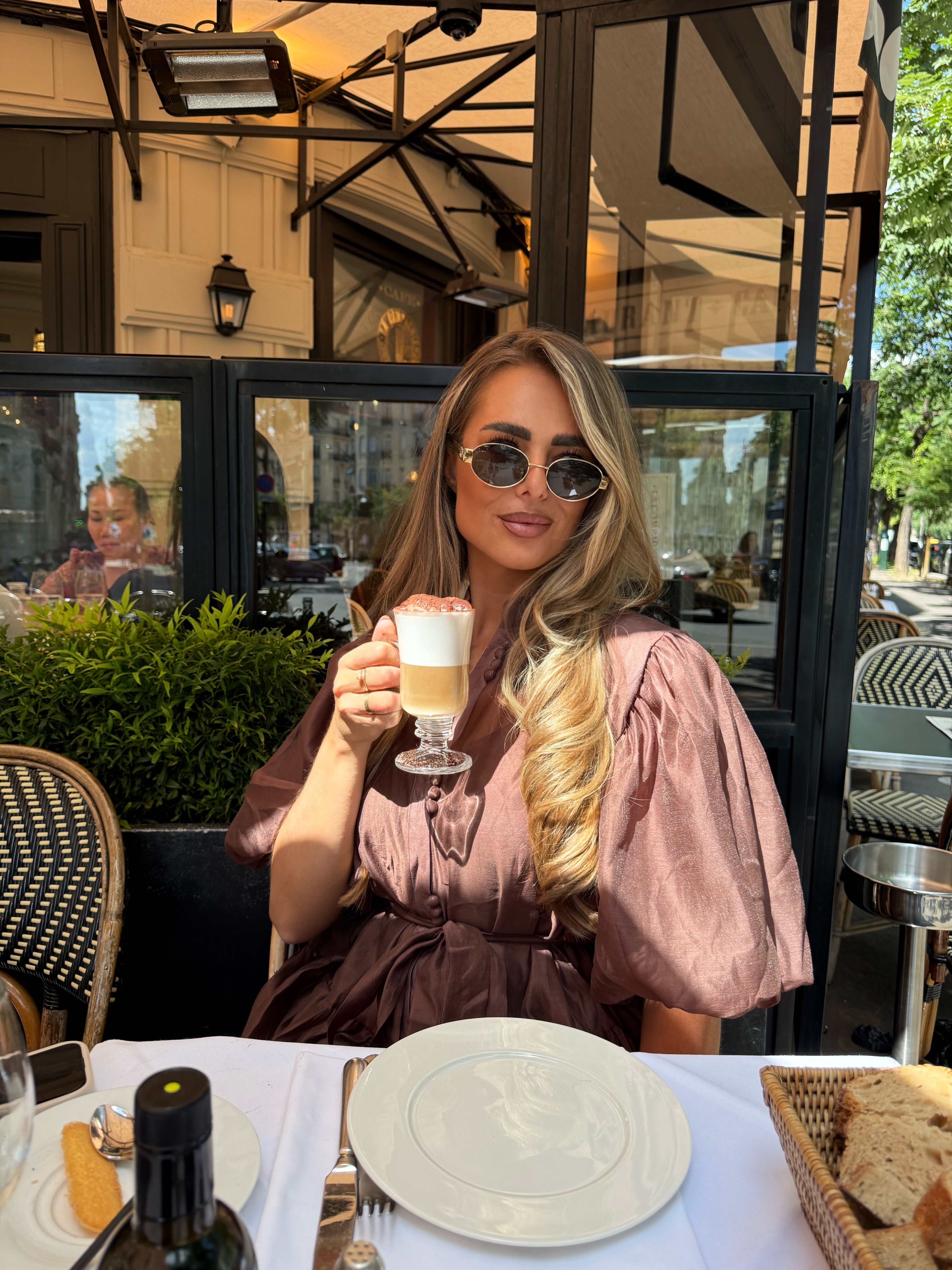 Pofmouw Jurkje Bruin | Alexia