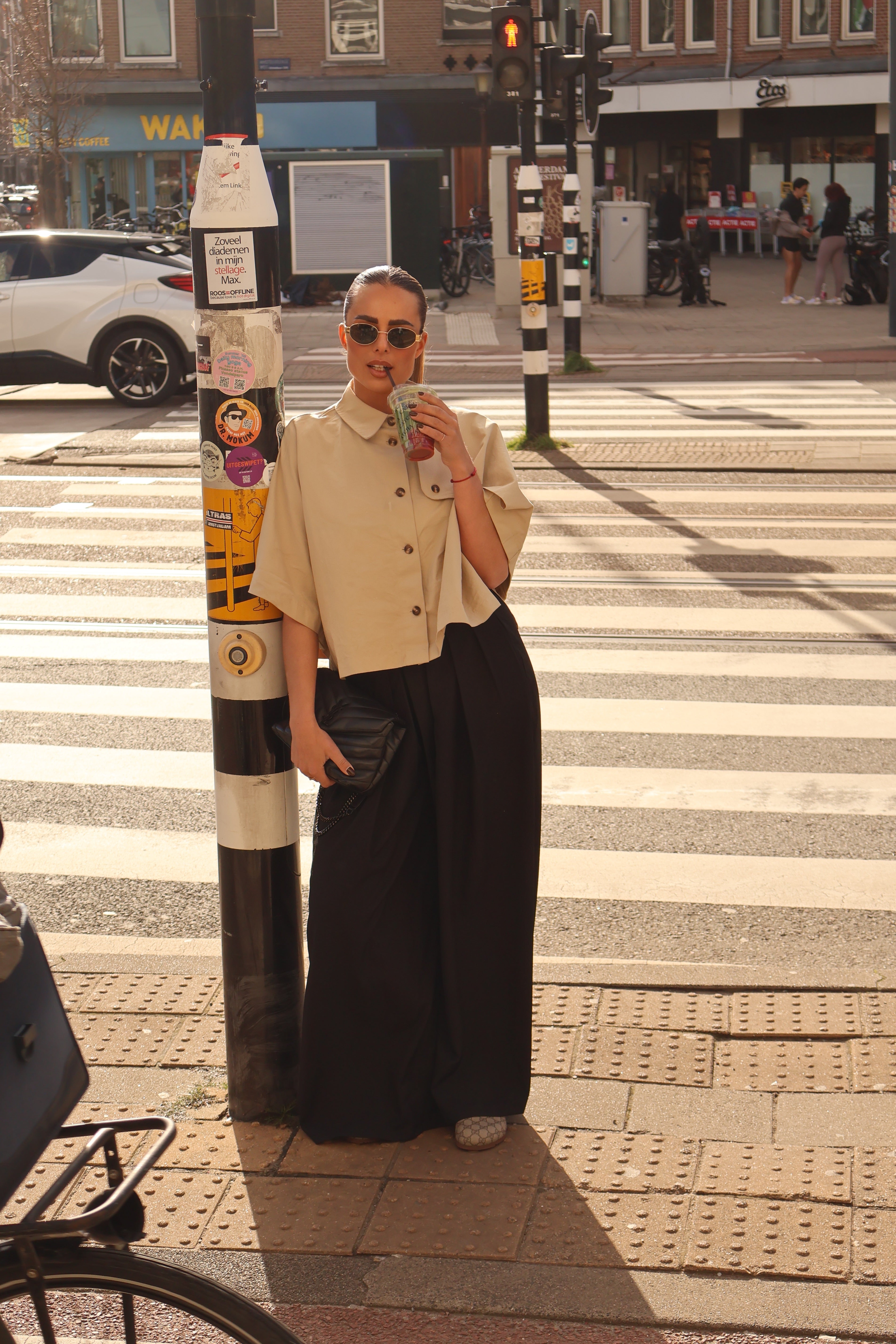Trench Blouse Beige