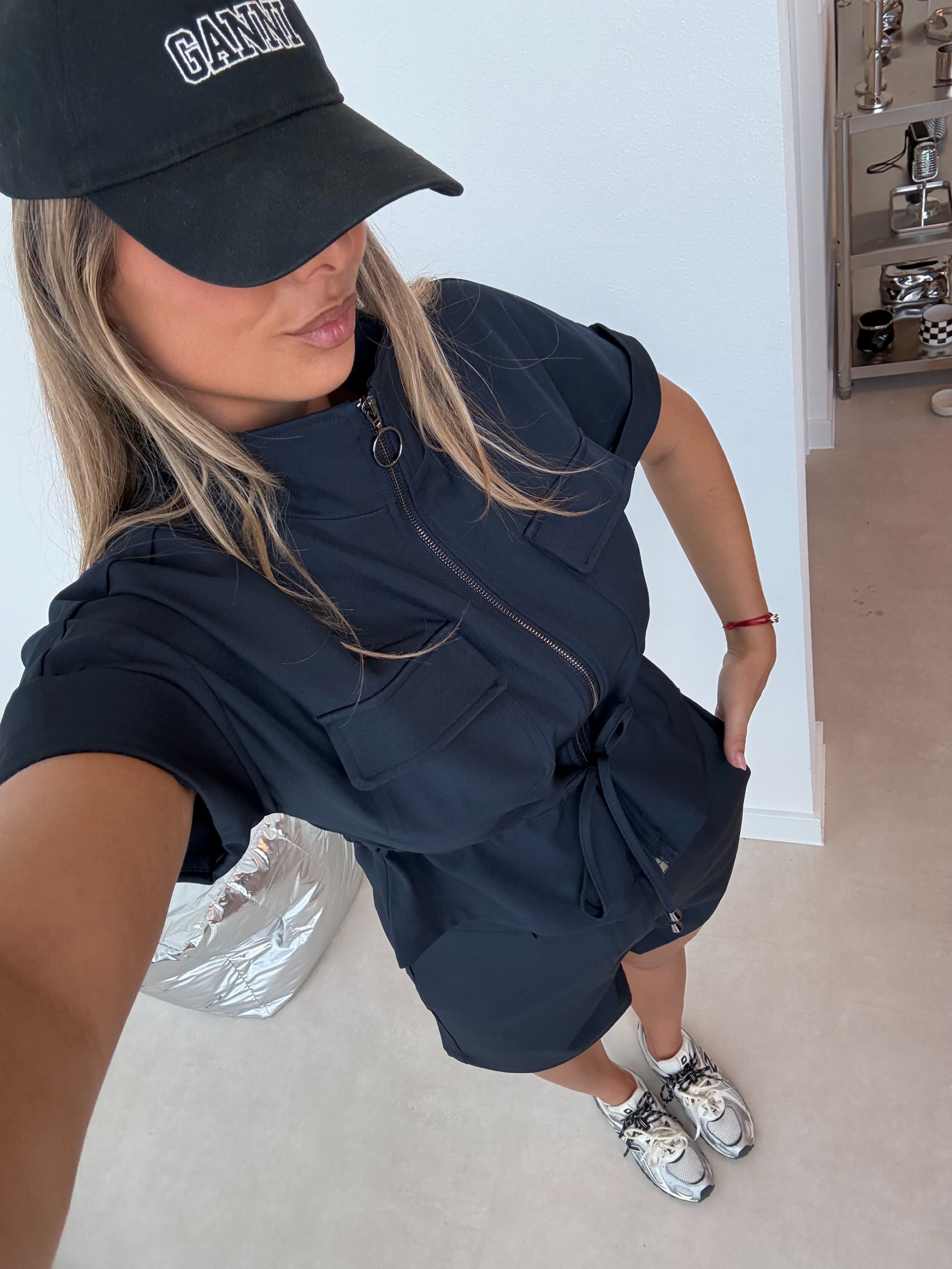 Ambika Cargo Jacket Navy | Ayla