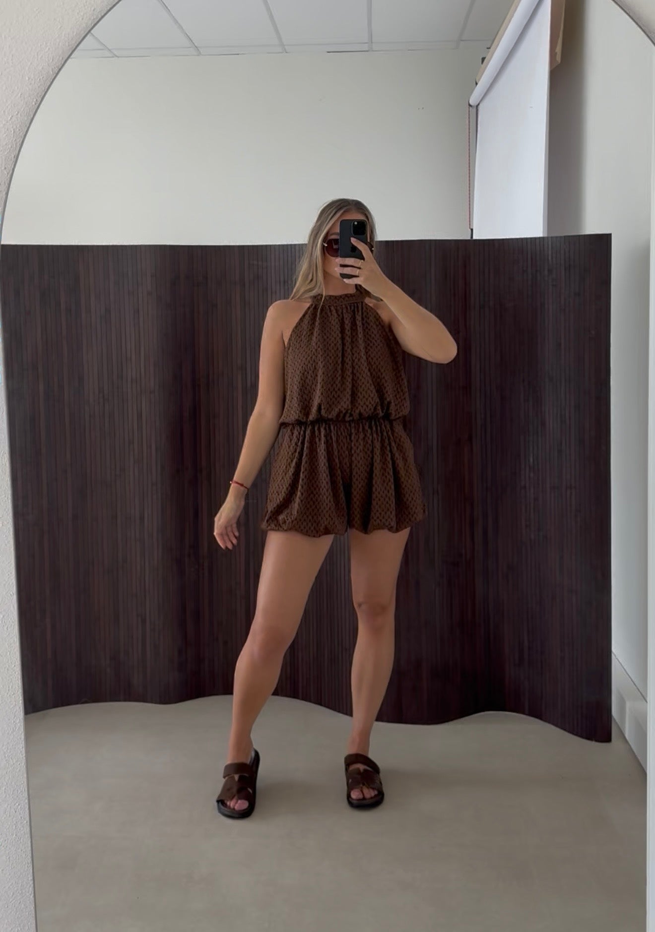Beach Playsuit Bruin