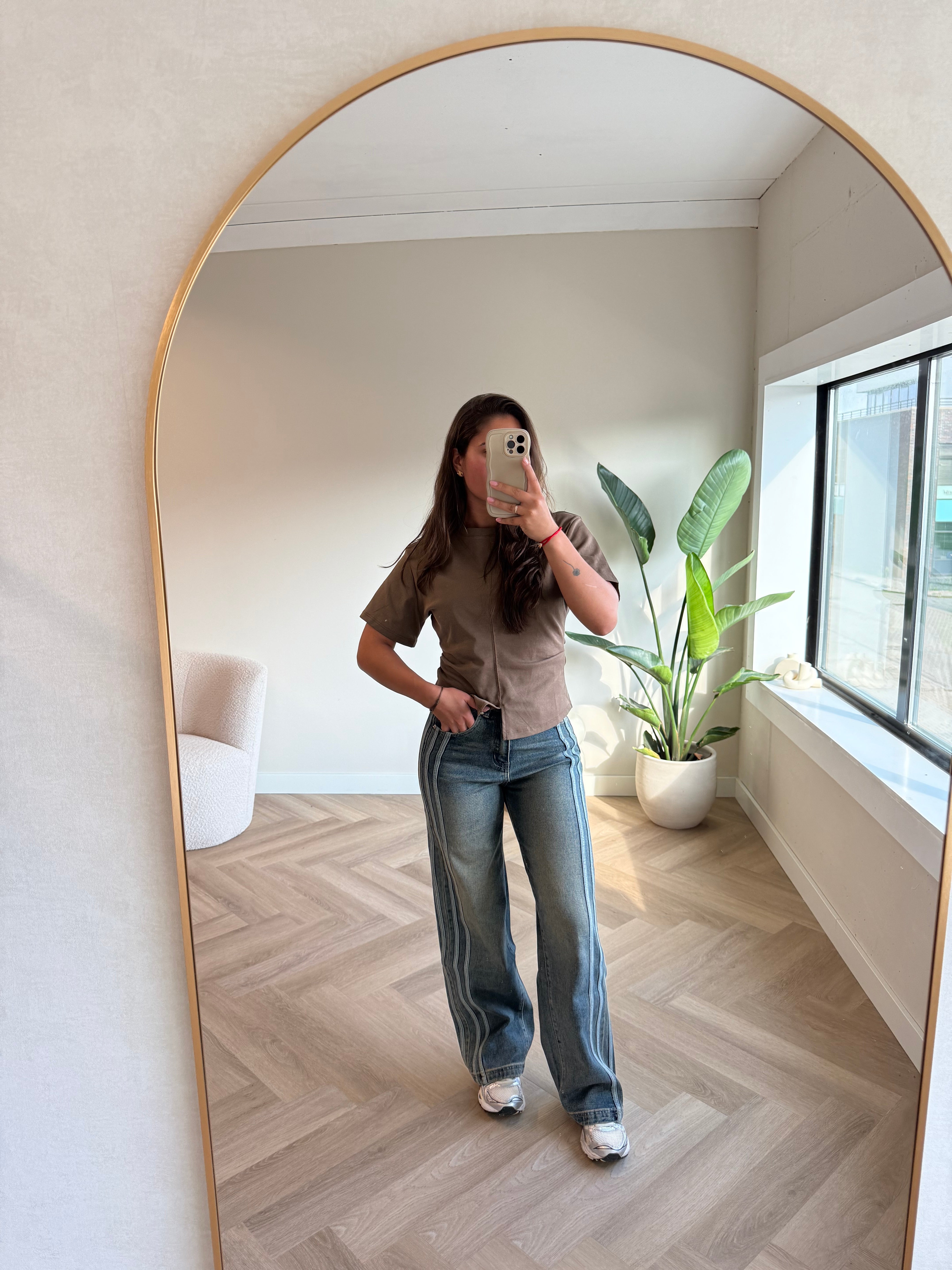 Vintage Jeans Met Strepen | Rocky