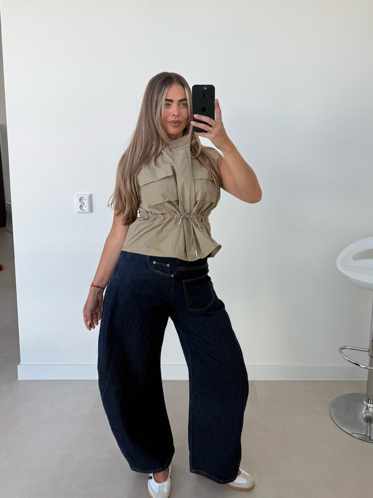Pocket Balloon Jeans Blauw | Penny