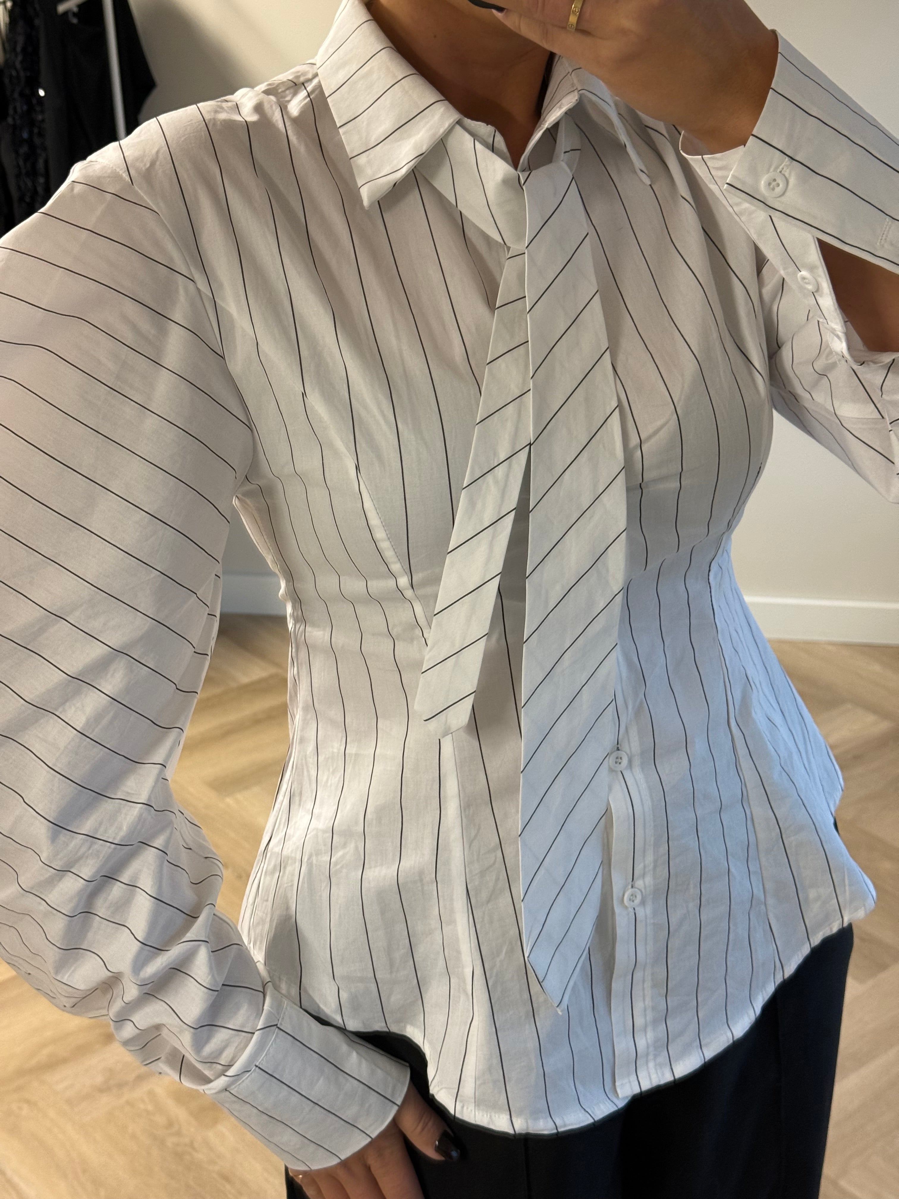 Blouse Ballonmouw Gestreept | Lotus