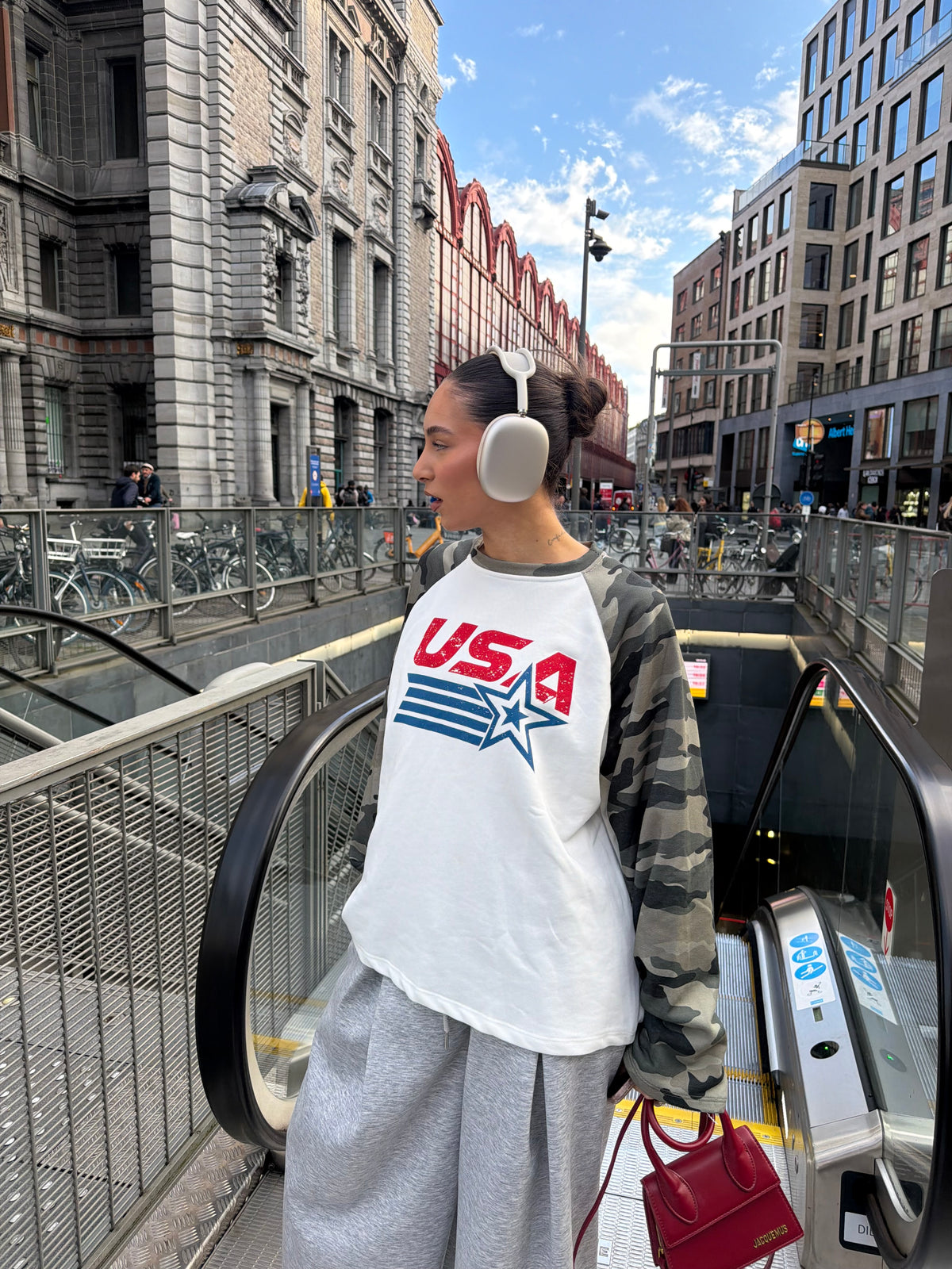 Longsleeve Camouflage USA