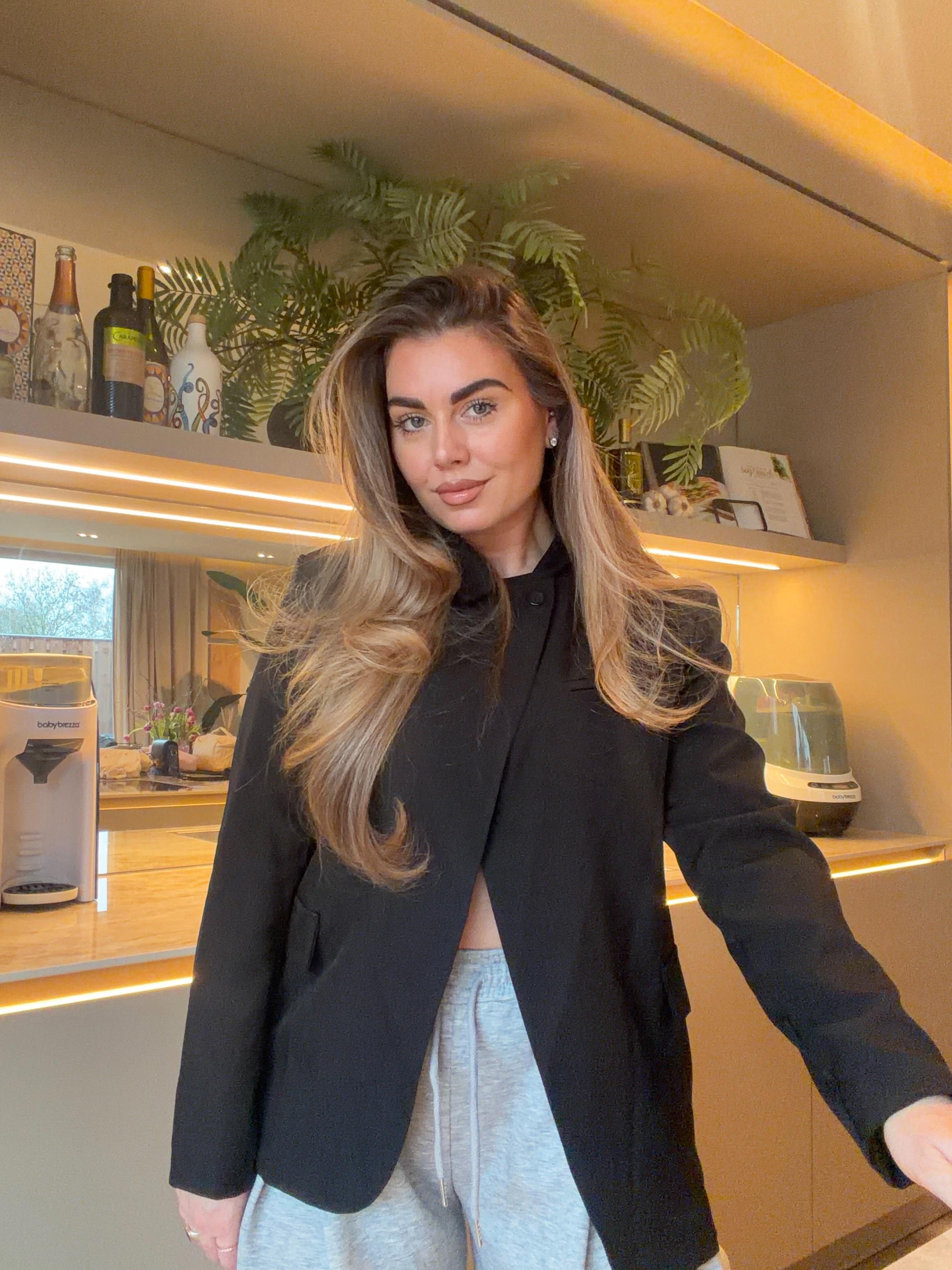 Zwarte Blazer Met Overslag Kraag | Mila