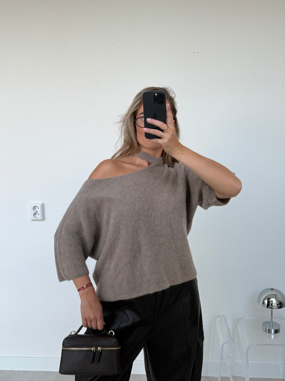 Knit Trui Cut Out | Beige