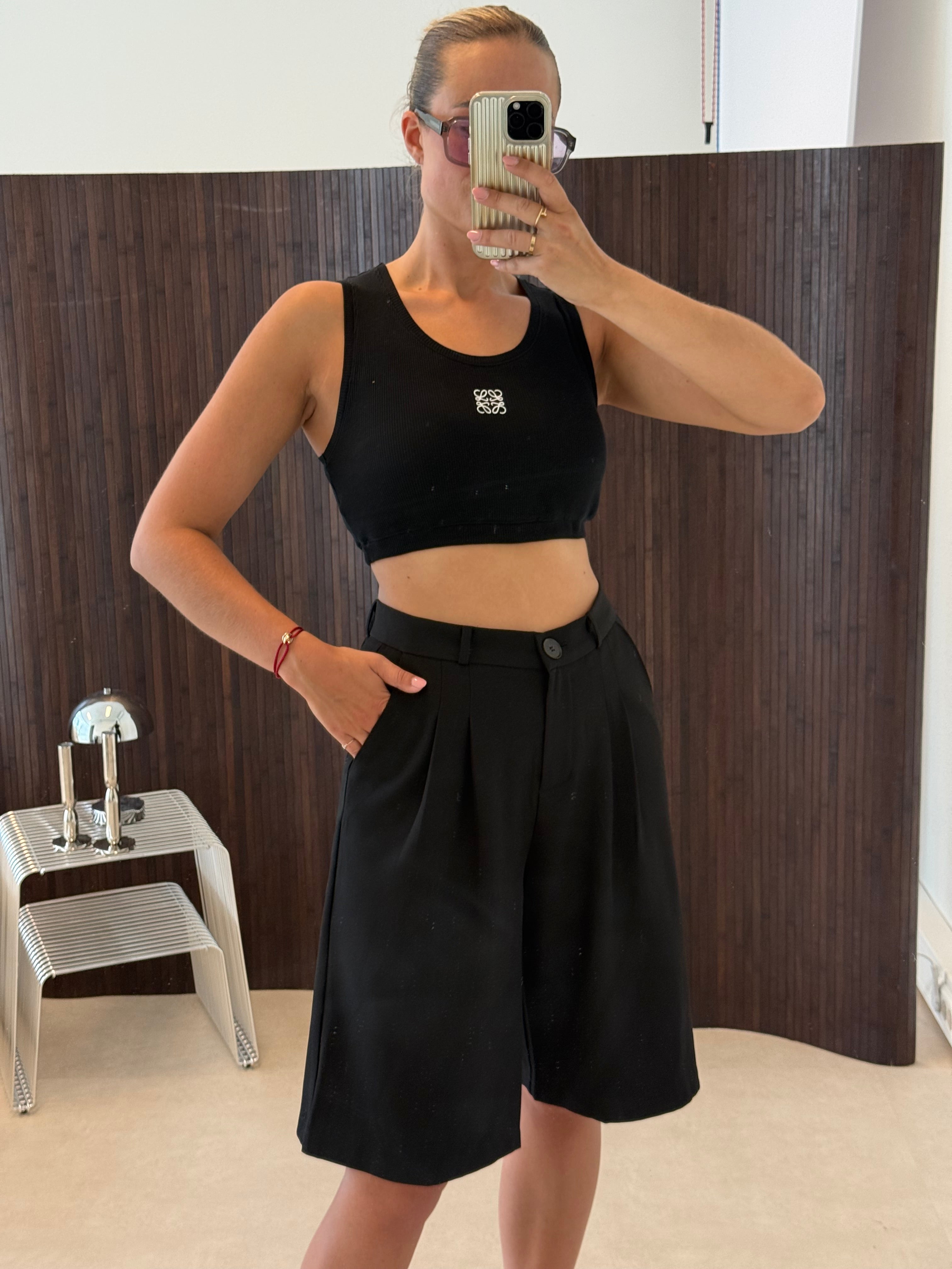 Lange Pantalon Short Zwart | Penny