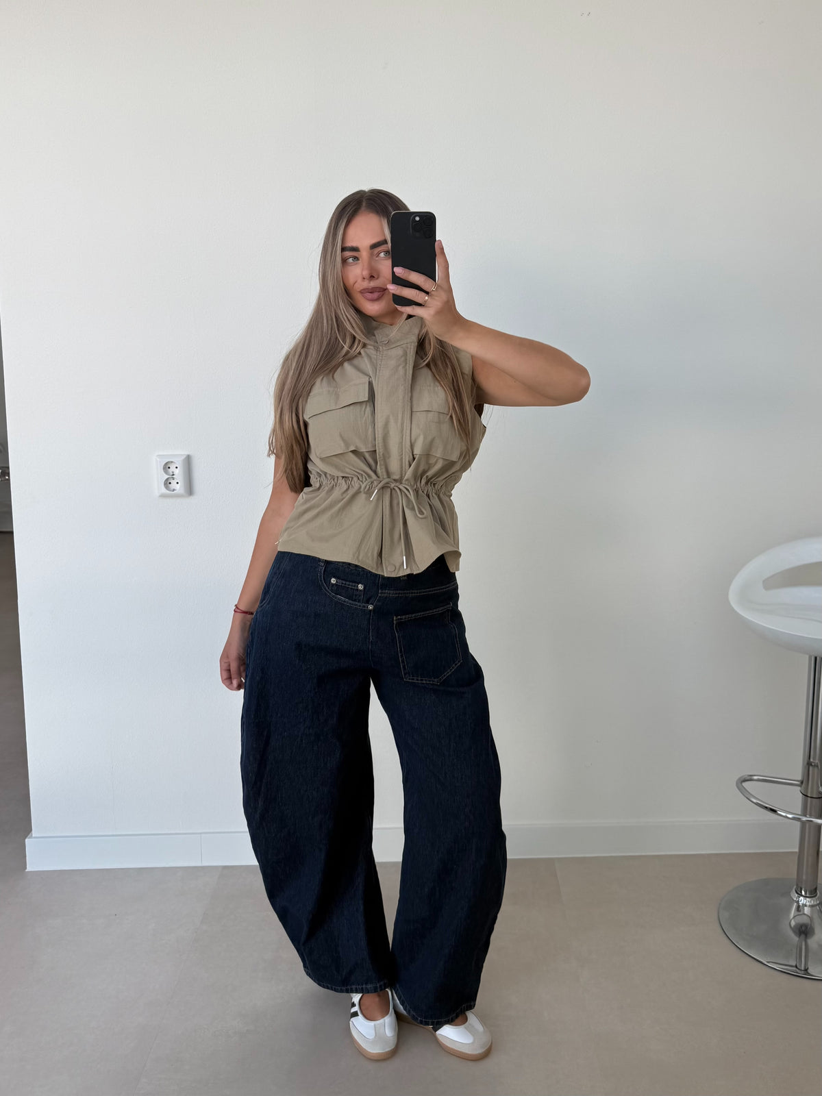 Pocket Balloon Jeans Blauw | Penny