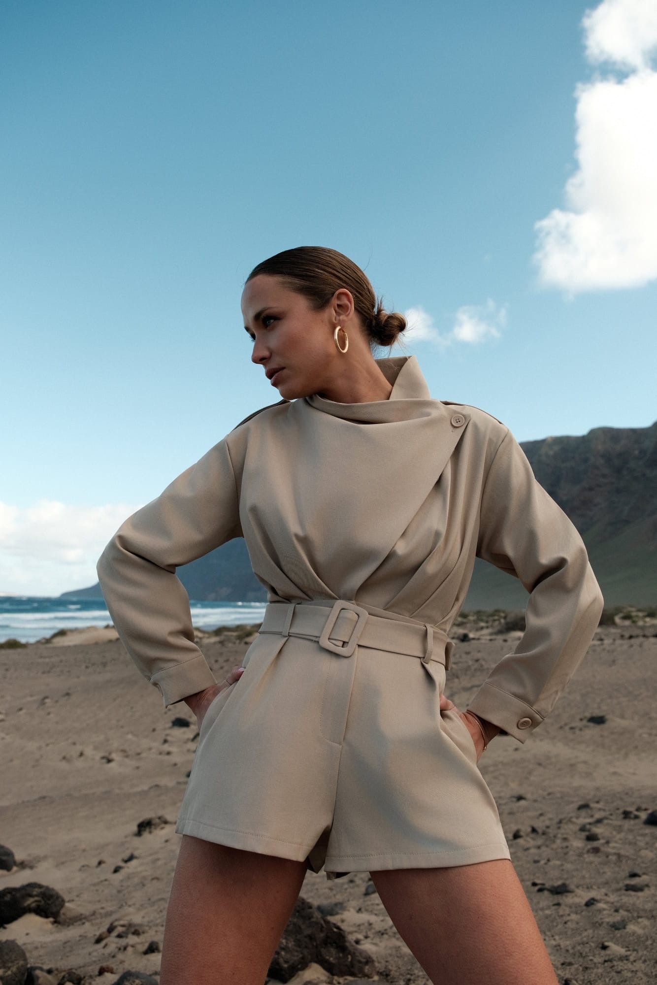 Playsuit met Hoge Hals | Philou