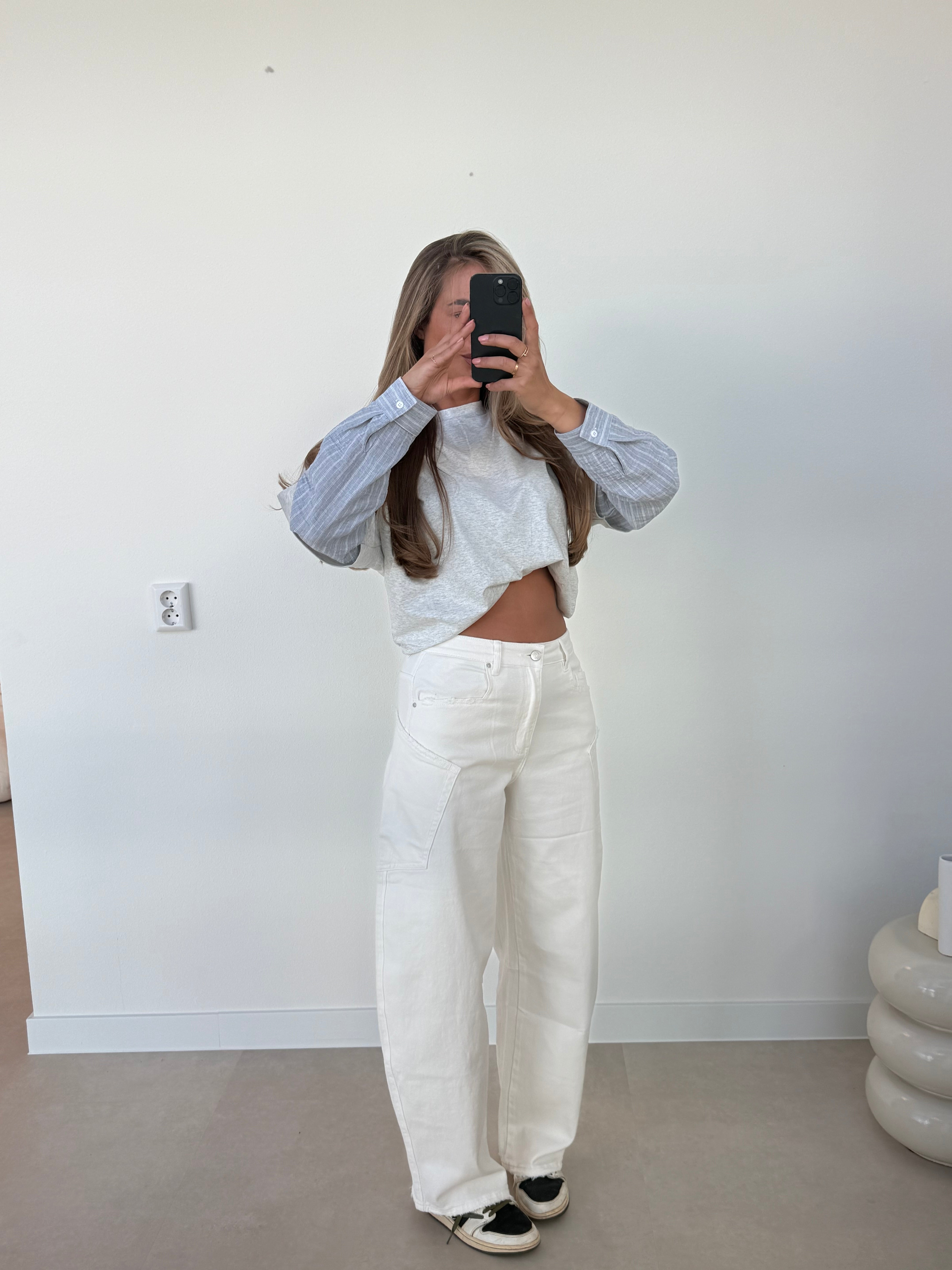 Queen Hearts Balloon Jeans Stretch Wit | Mae