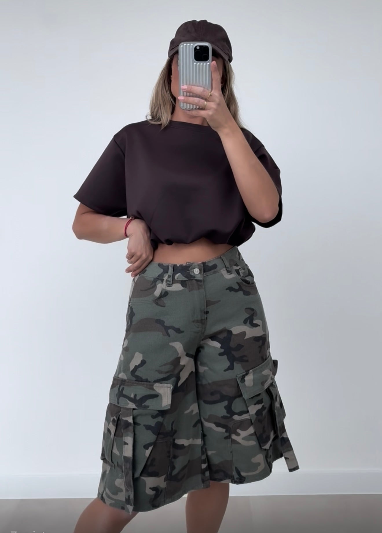 Cargo Camouflage Jort | Jane