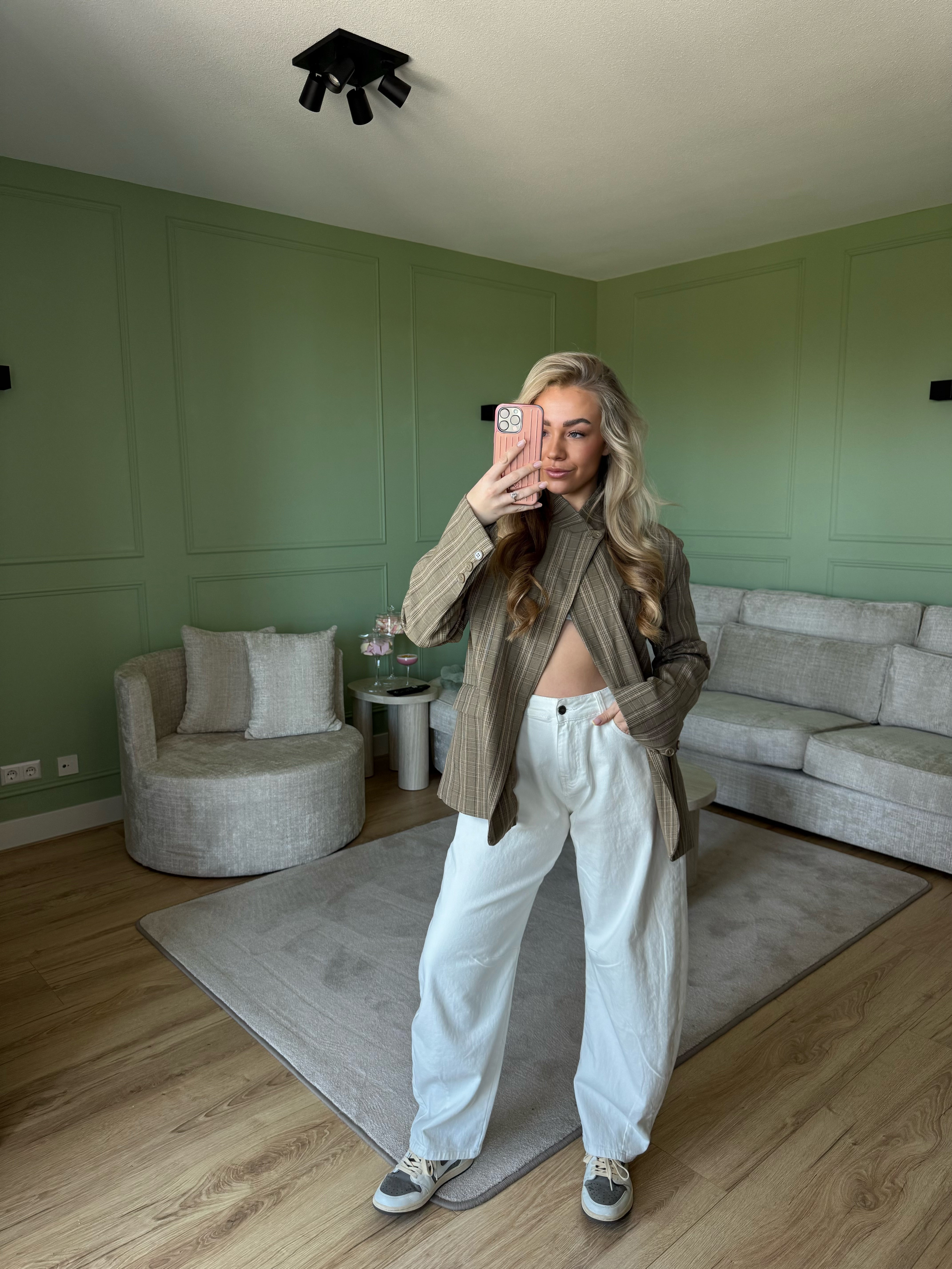 Balloon Jeans Stretch Wit