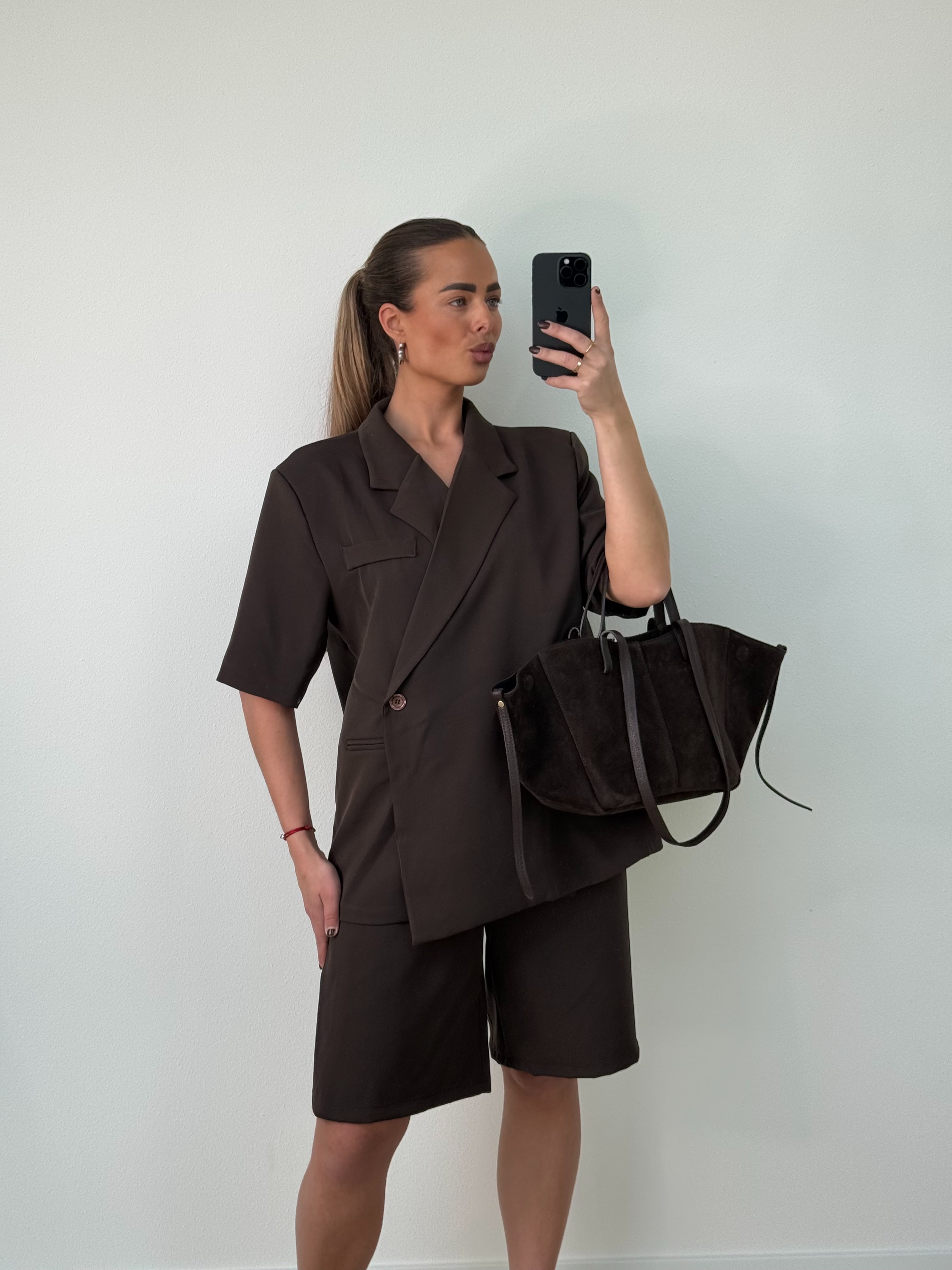 Blazer Two Piece Set Bruin | Bibi