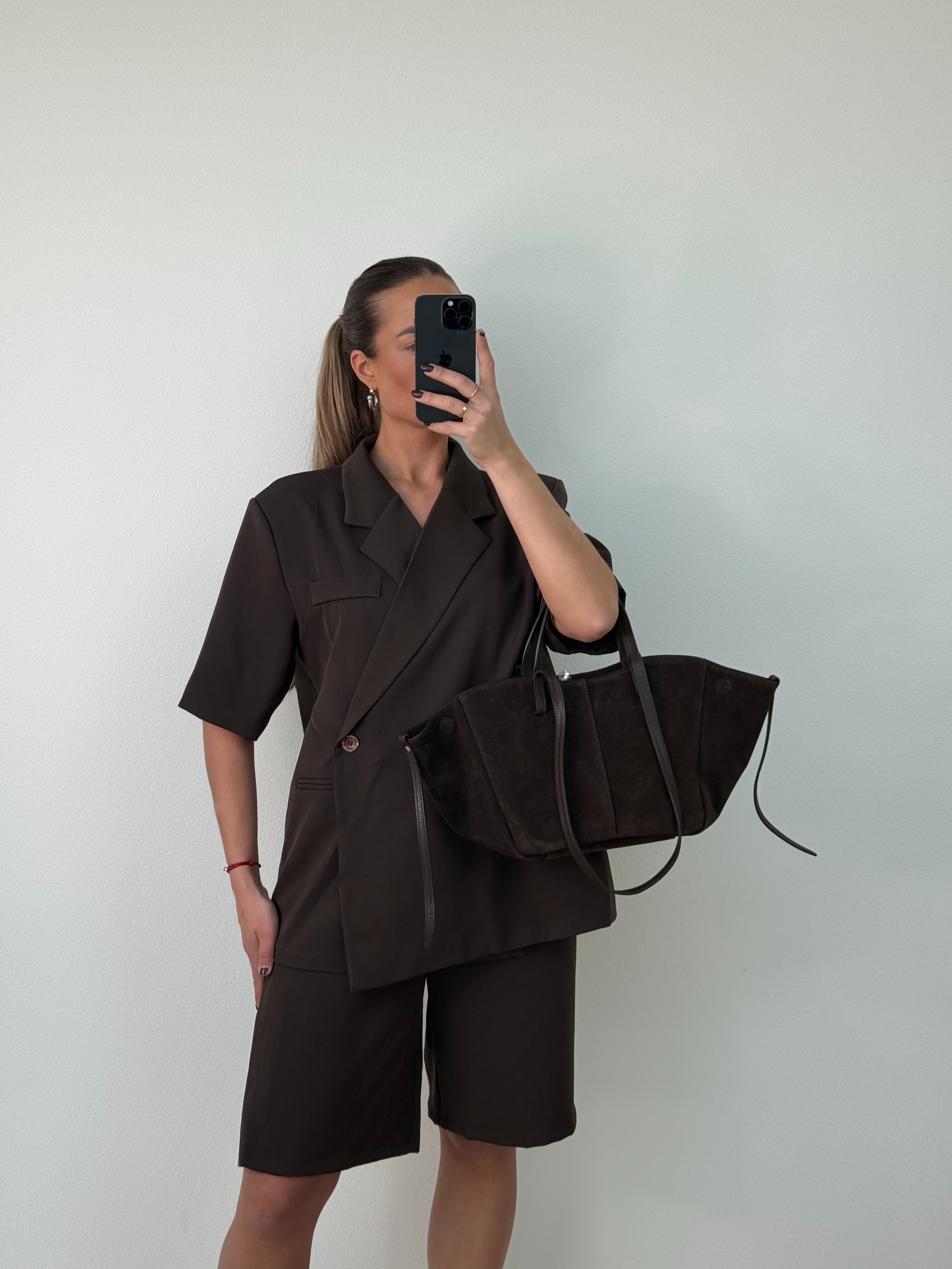Blazer Two Piece Set Bruin | Bibi