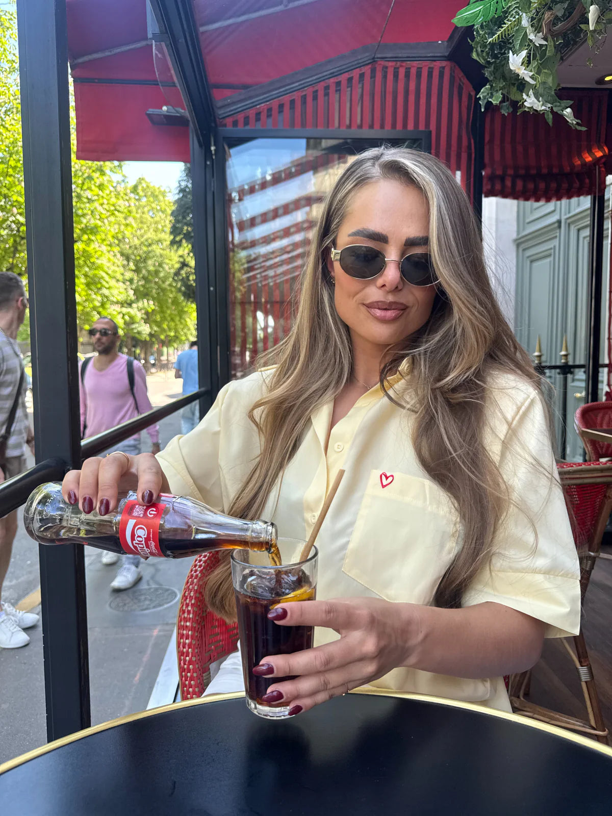 Oversized Blouse Boter Geel | Amour