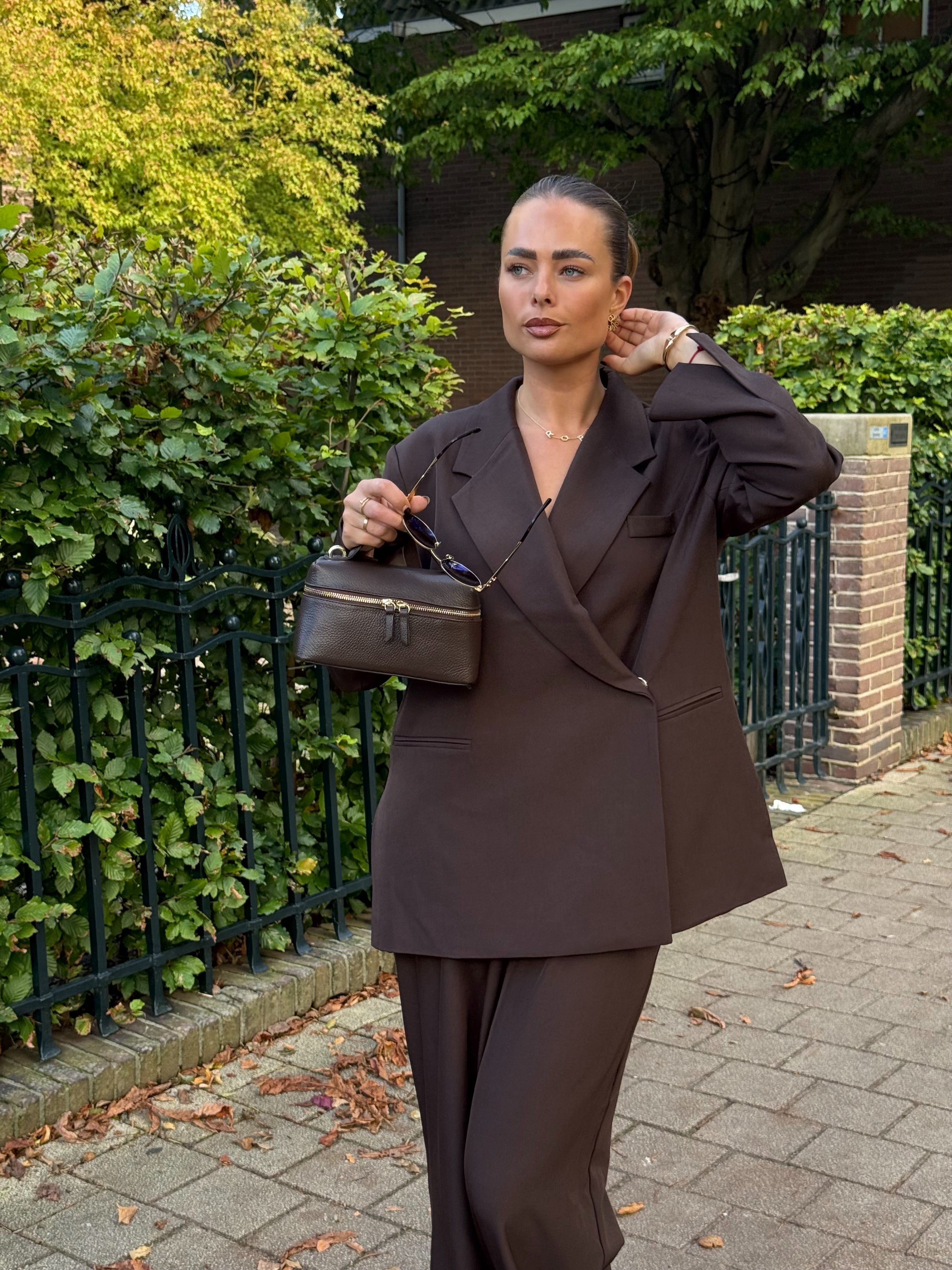 Oversized Blazer Bruin | Jisca