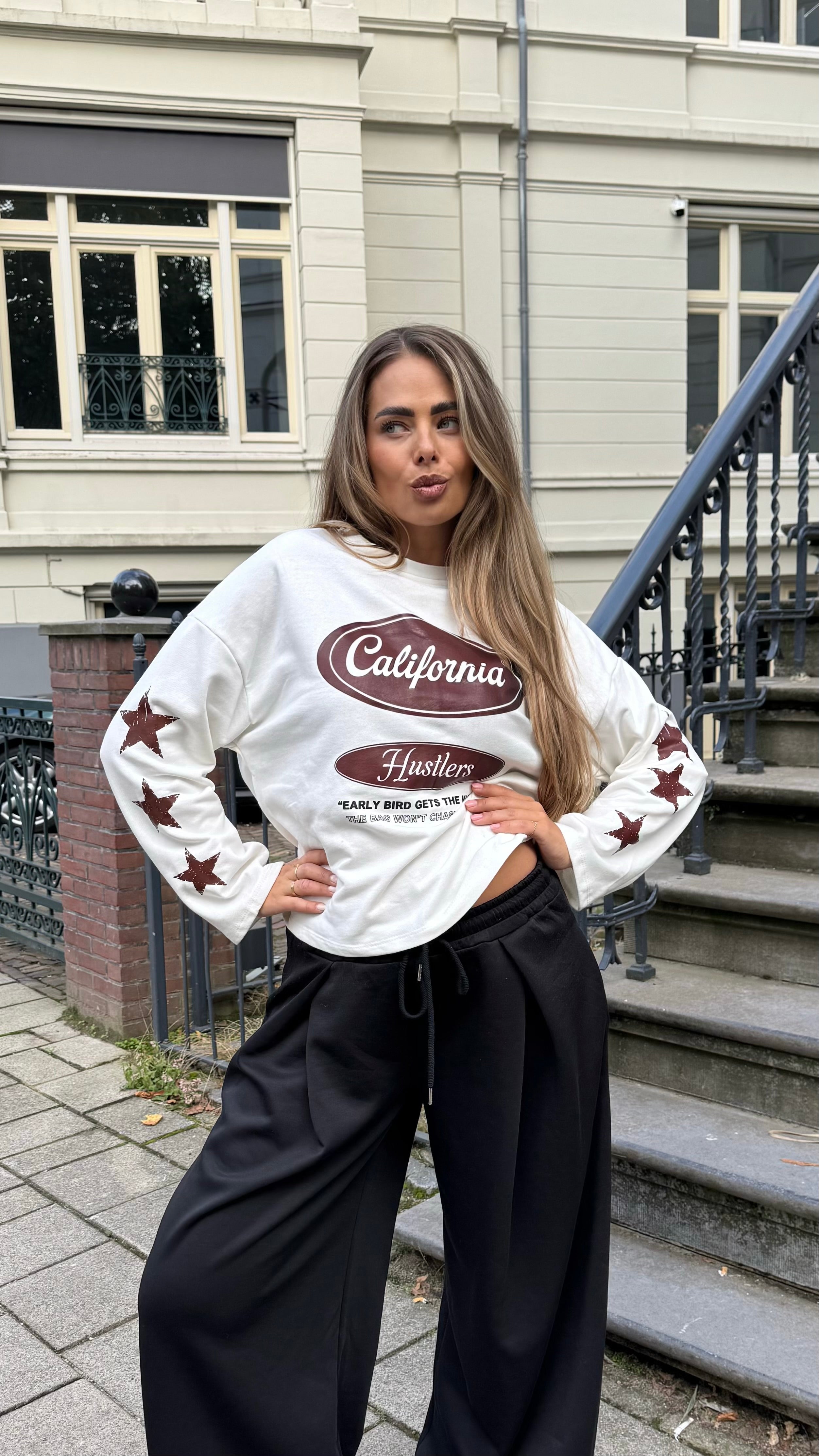 California Hustlers Sweatshirt Wit