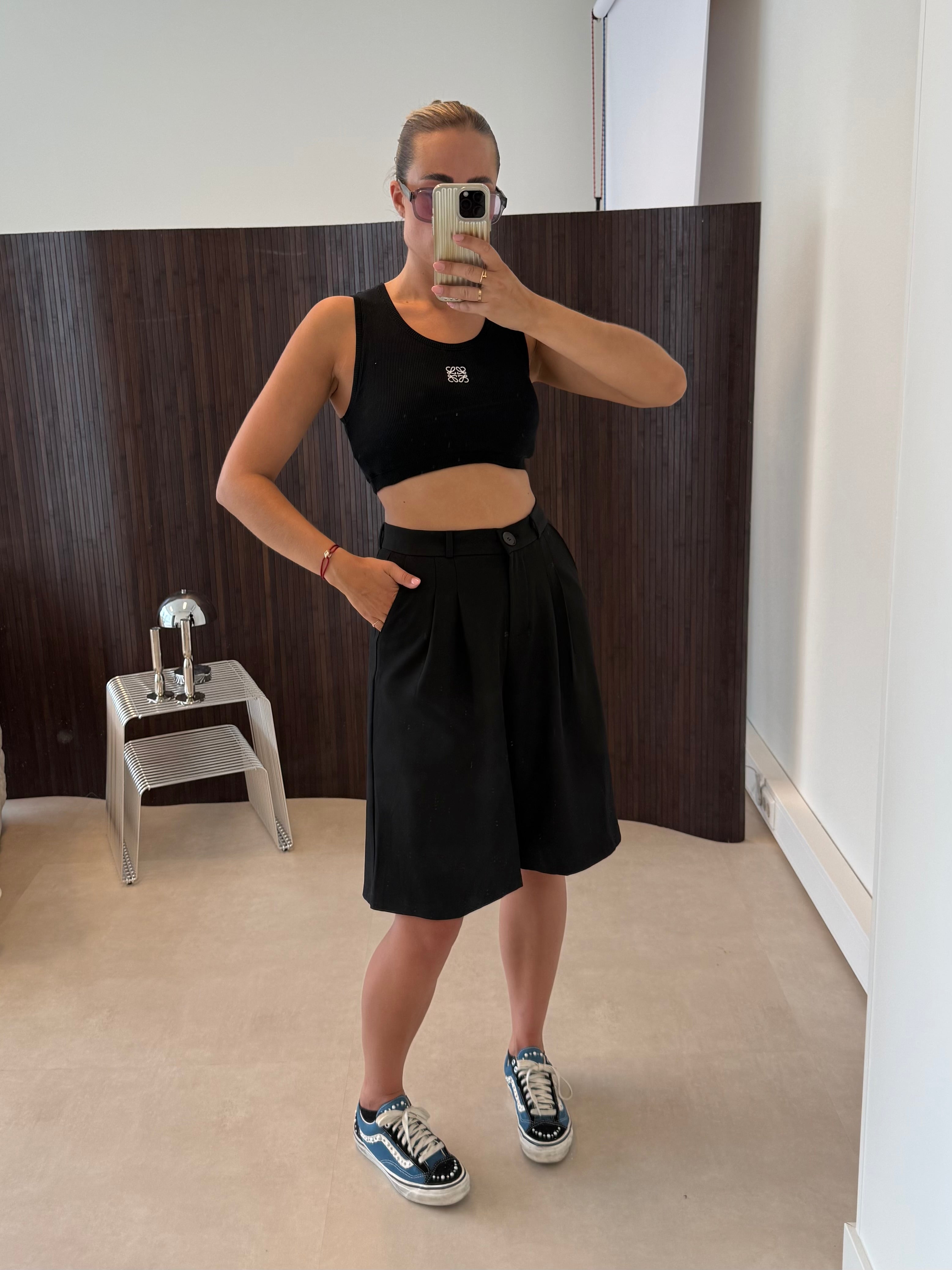 Lange Pantalon Short Zwart | Penny