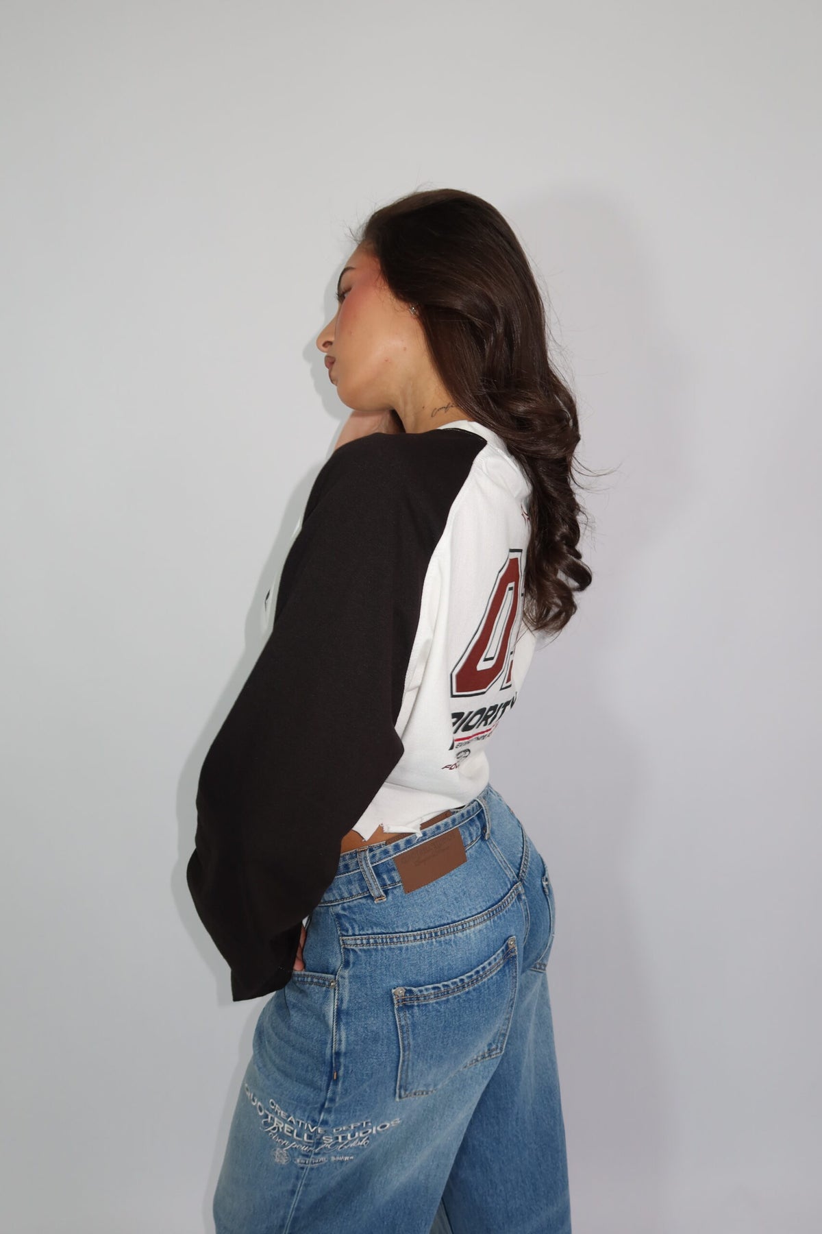 Priority Cropped Longsleeve Black
