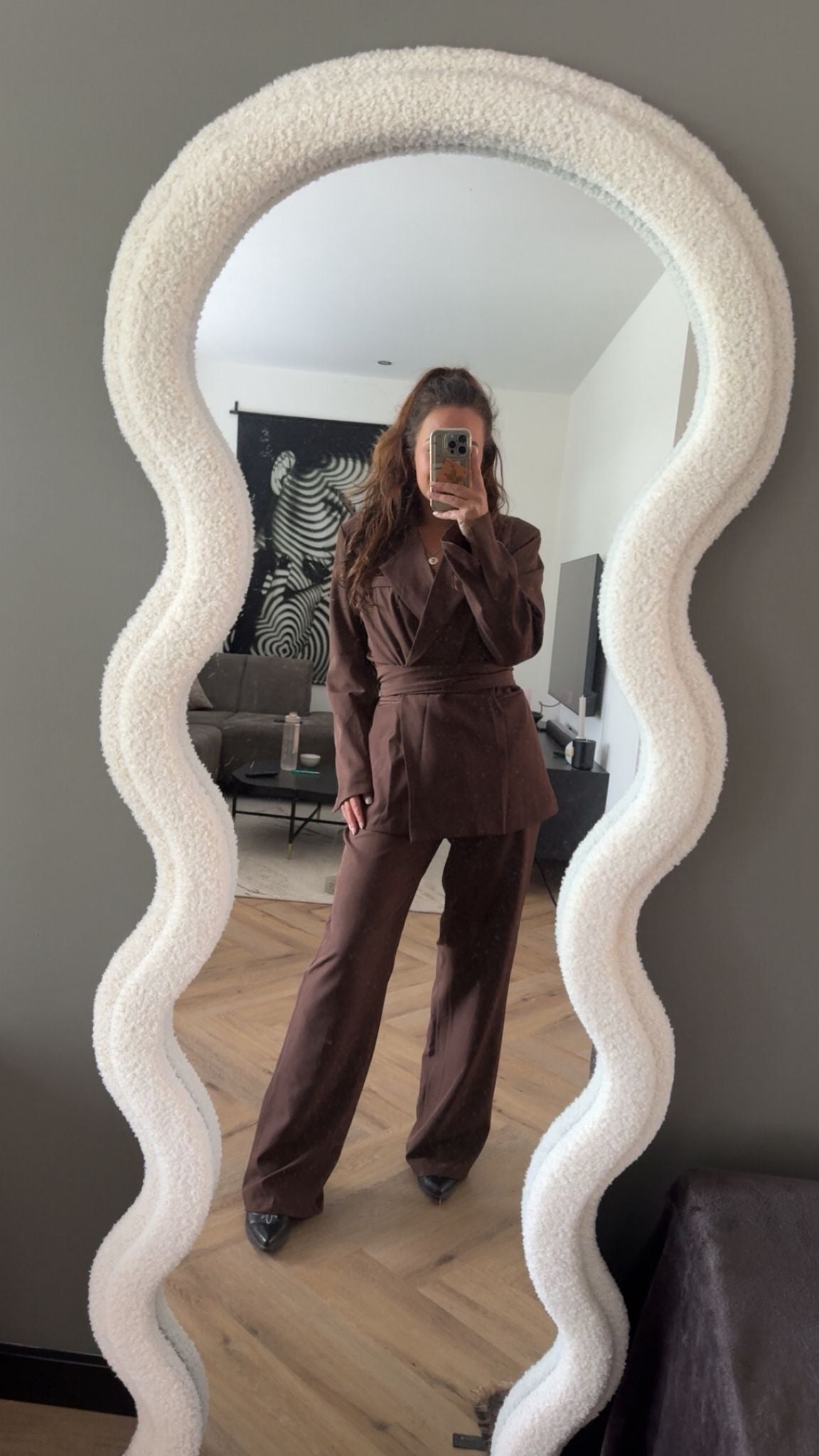 Two Piece Set Blazer Bruin | Noé