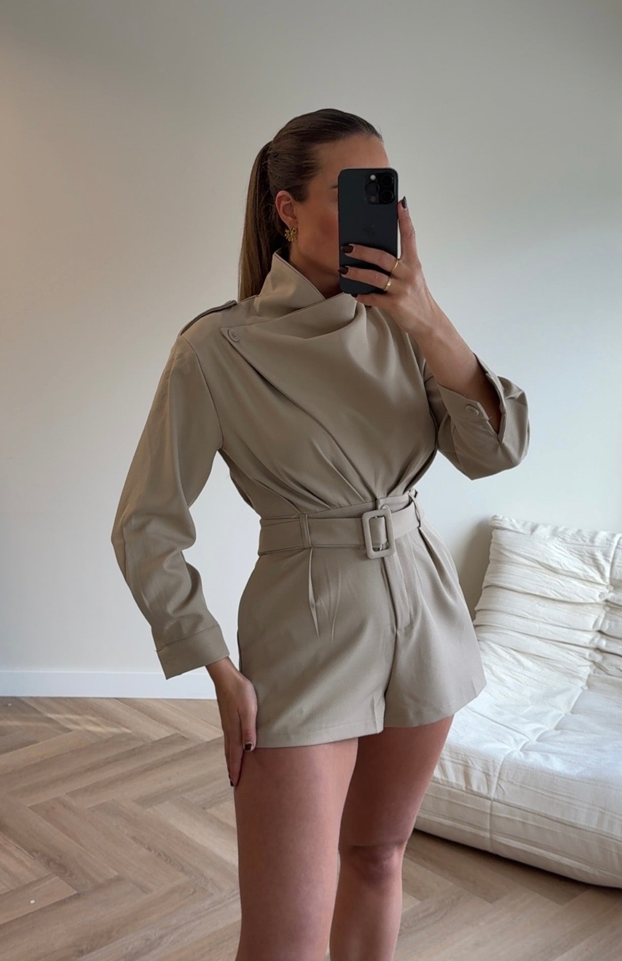 Playsuit met Hoge Hals | Philou