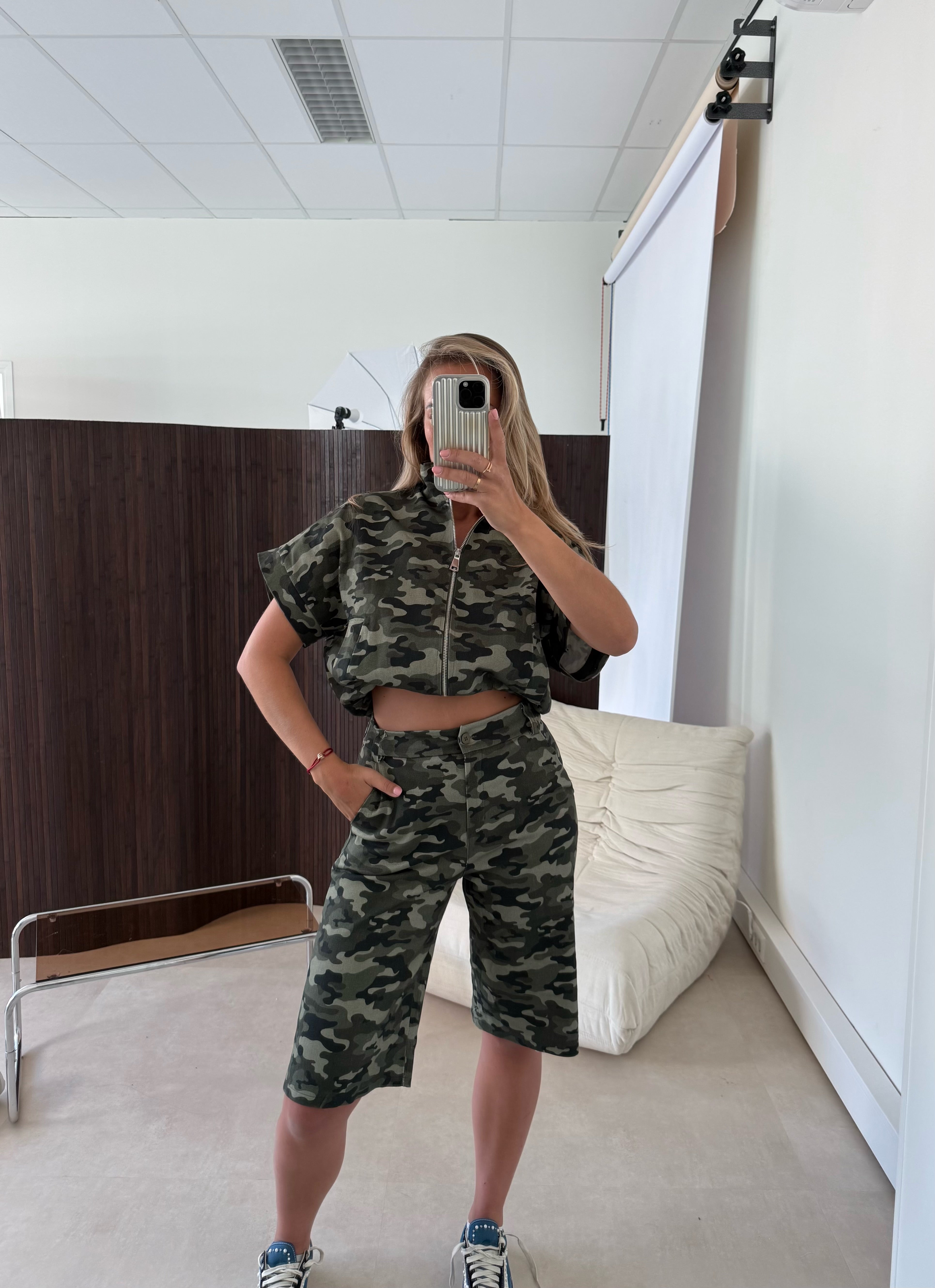 Camouflage Bermuda Short | Cassie