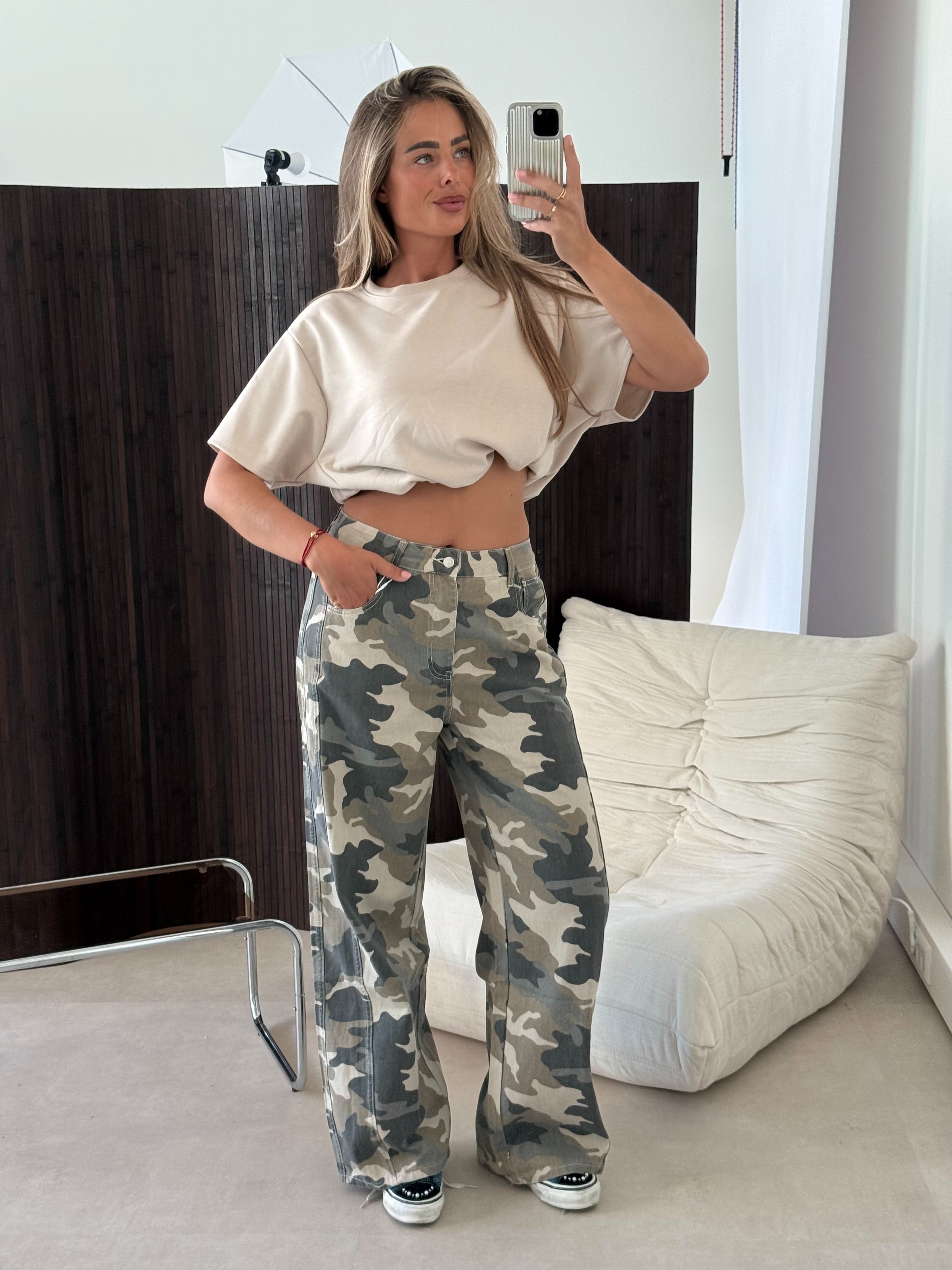 Queen Hearts Camouflage Jeans
