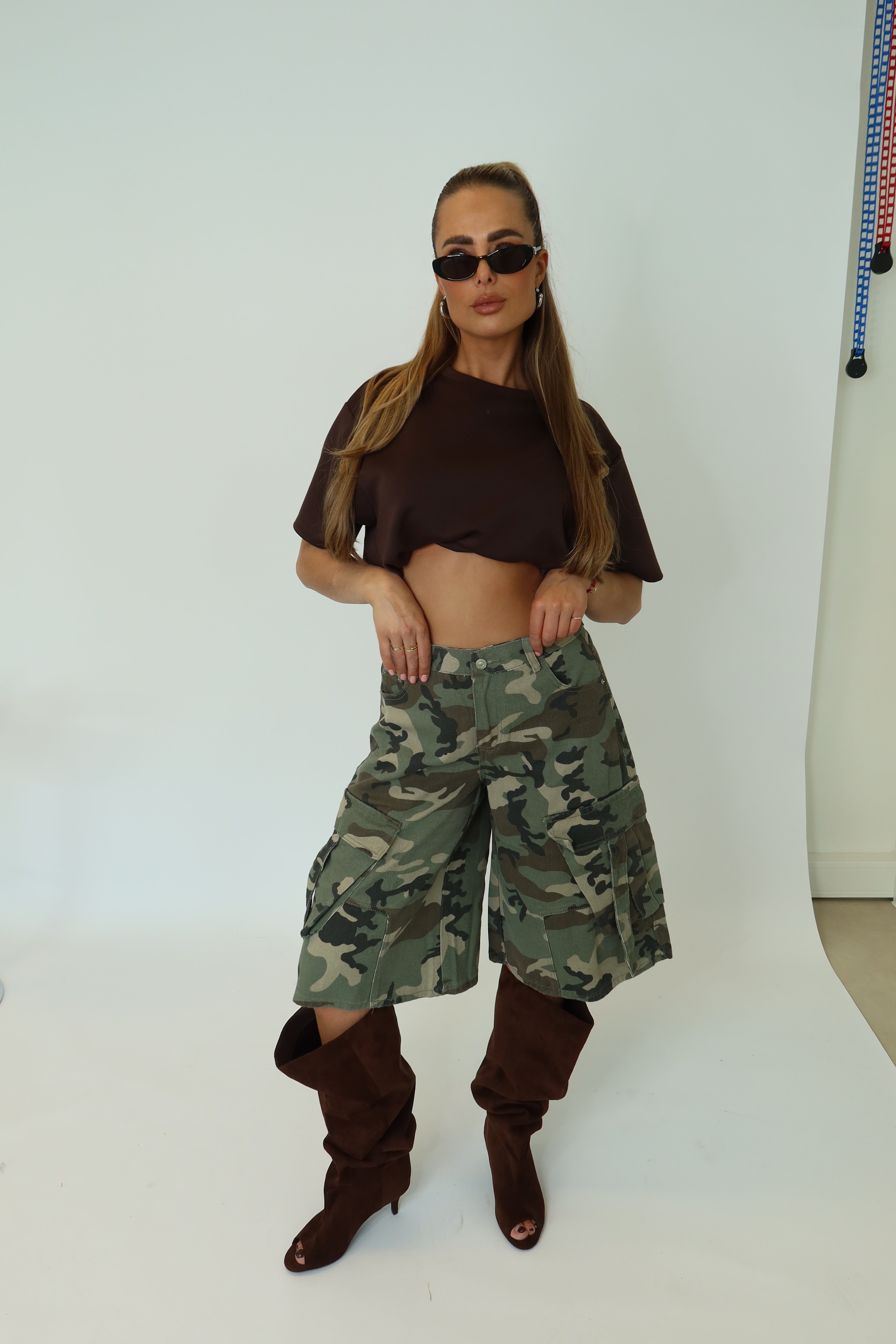 Cargo Camouflage Jort | Jane