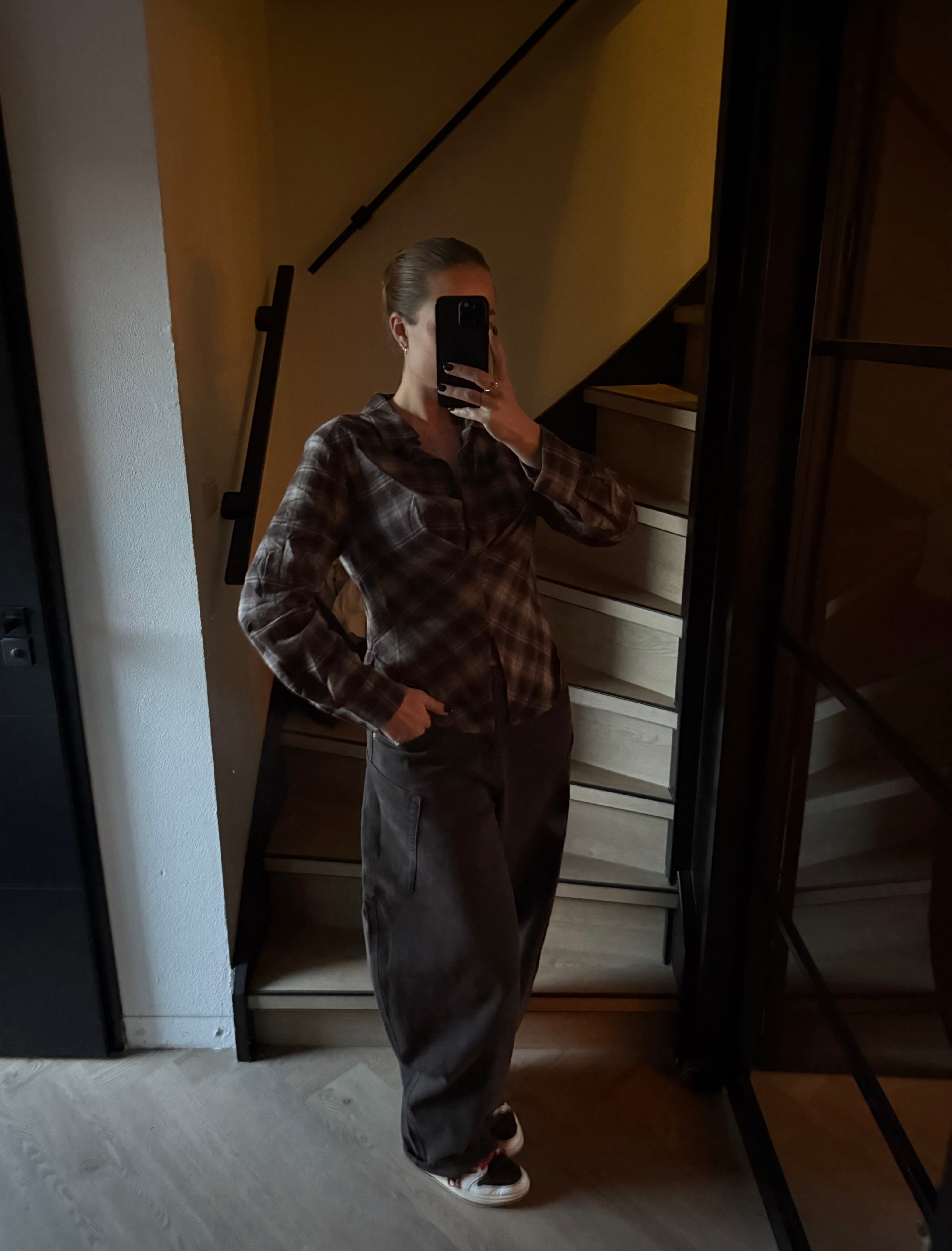 Balloon Jeans Stretch Bruin | Mae