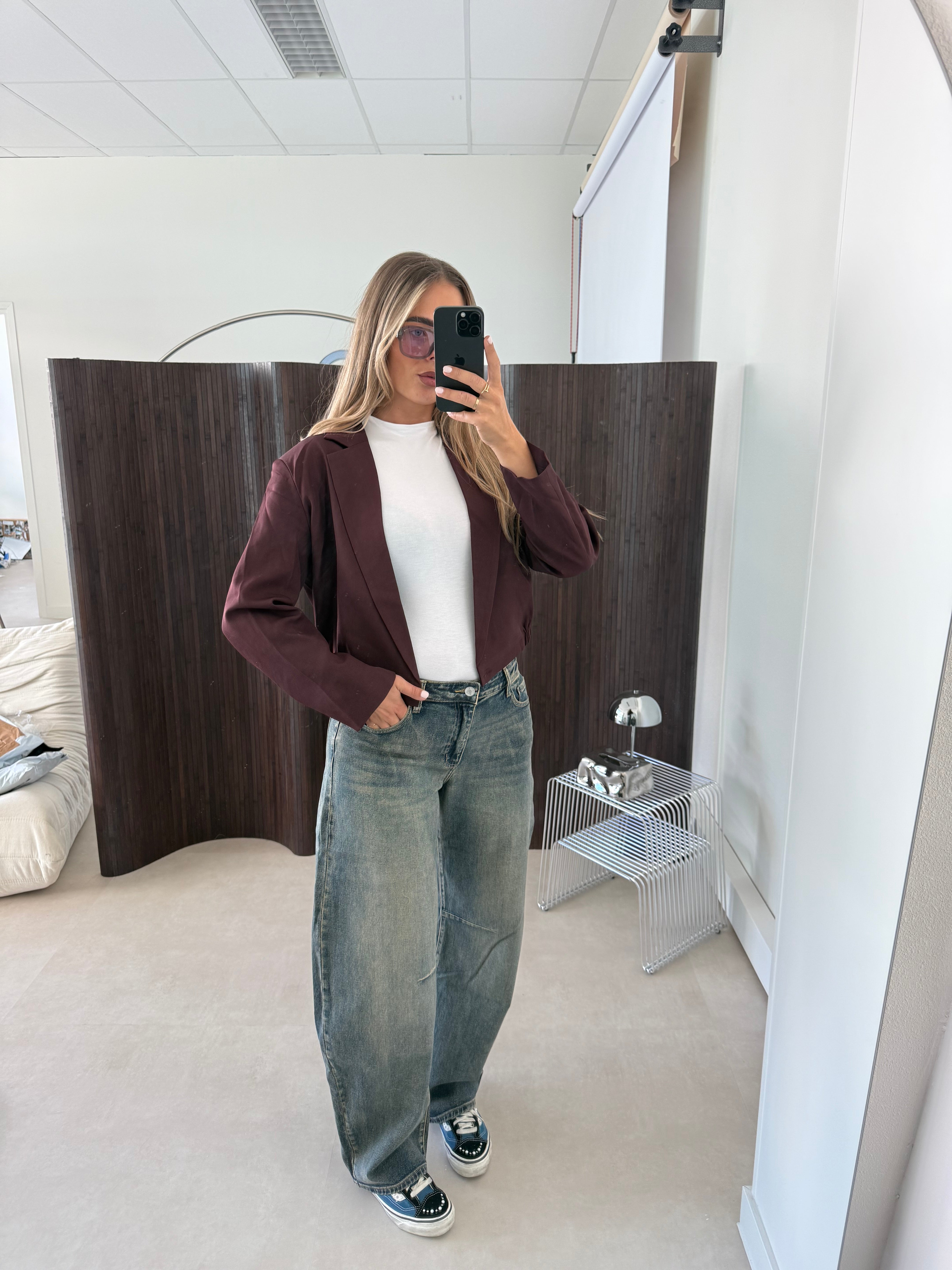 Queen Hearts Barrel Jeans Vintage Washing