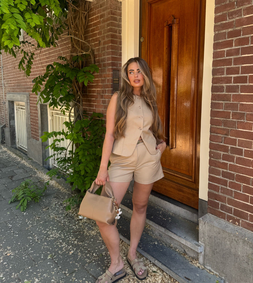Ambika Korte Broek Camel | Juul