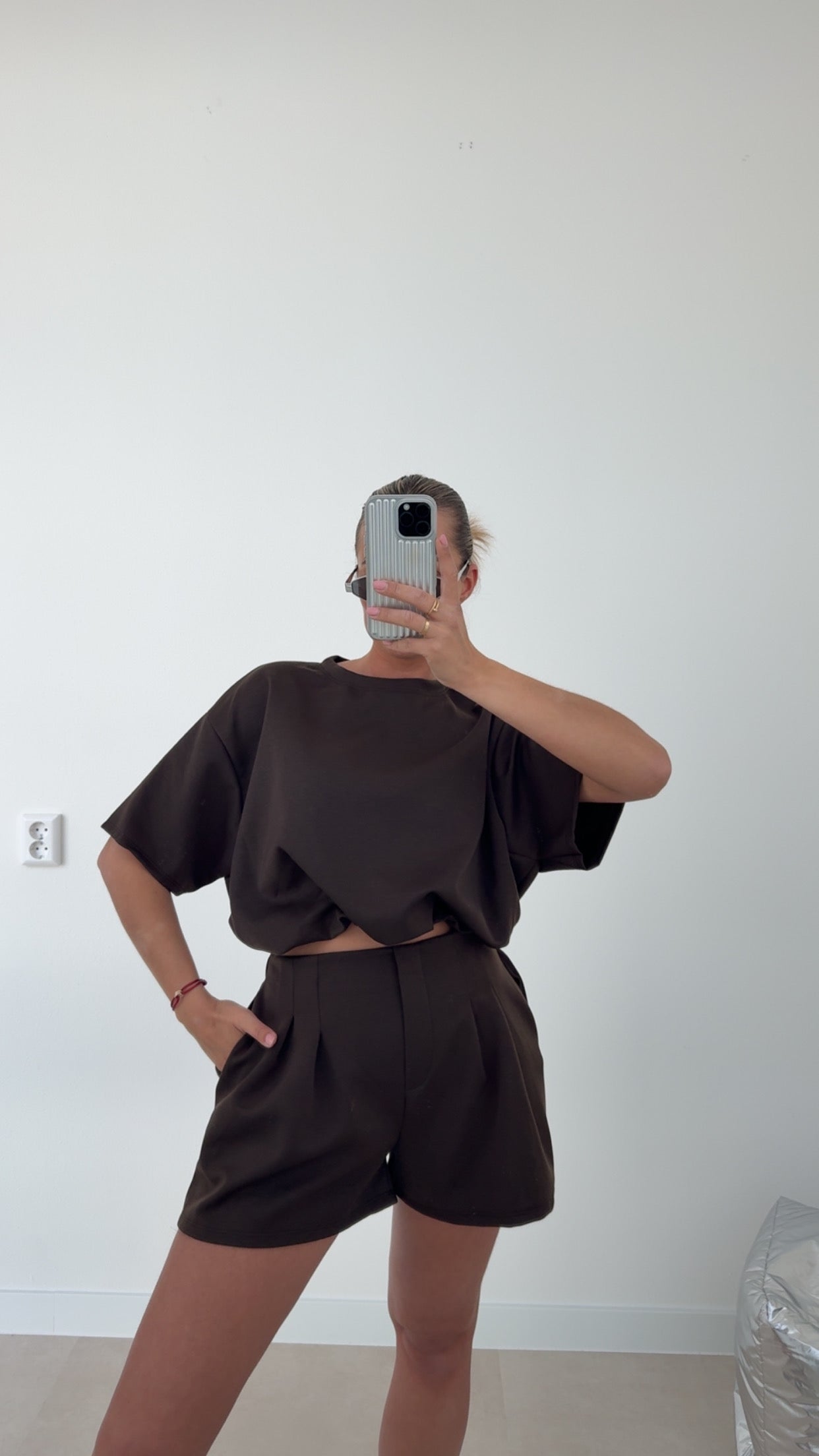 Cropped Two Piece Set Bruin