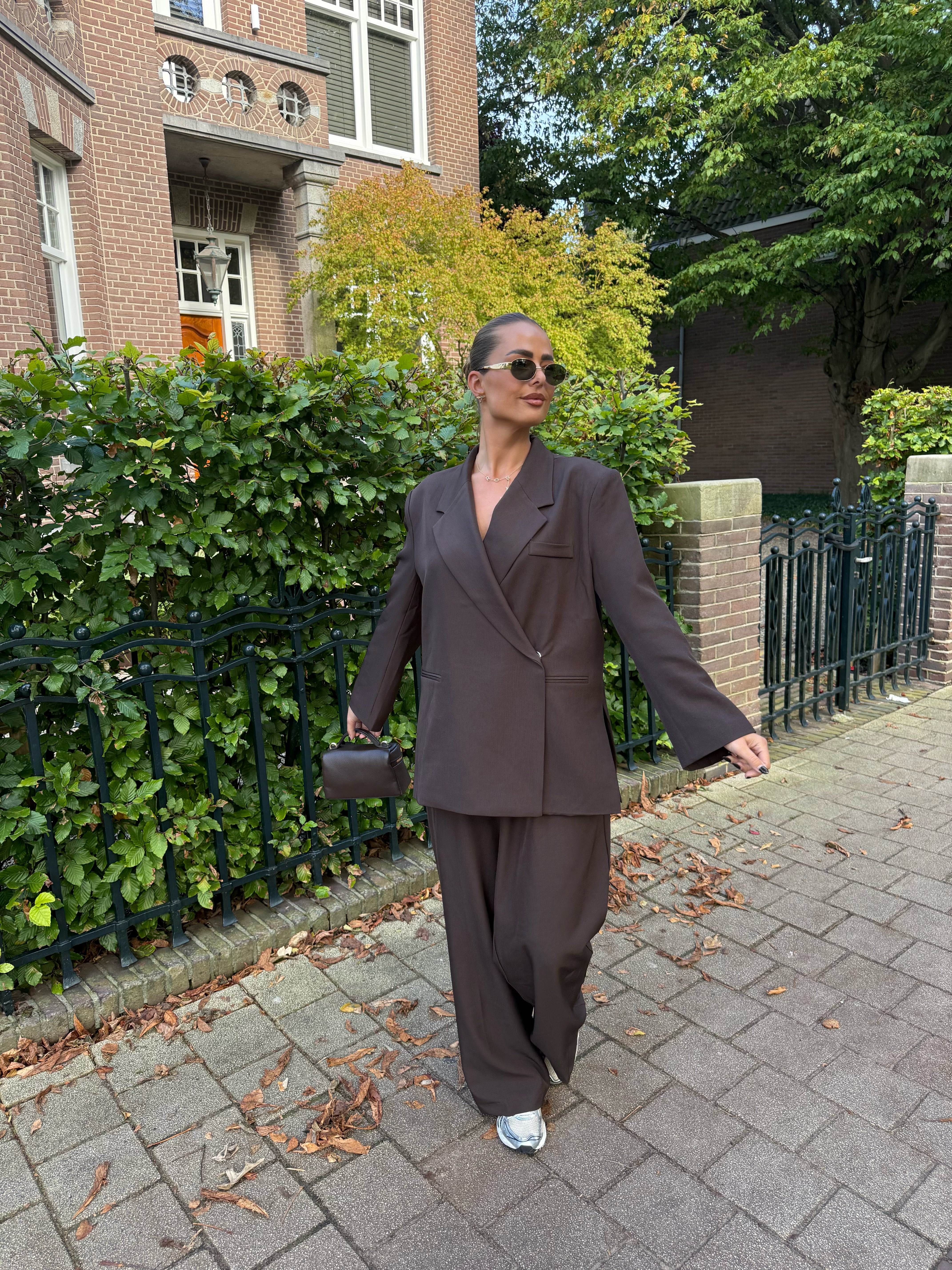 Oversized Blazer Bruin | Jisca