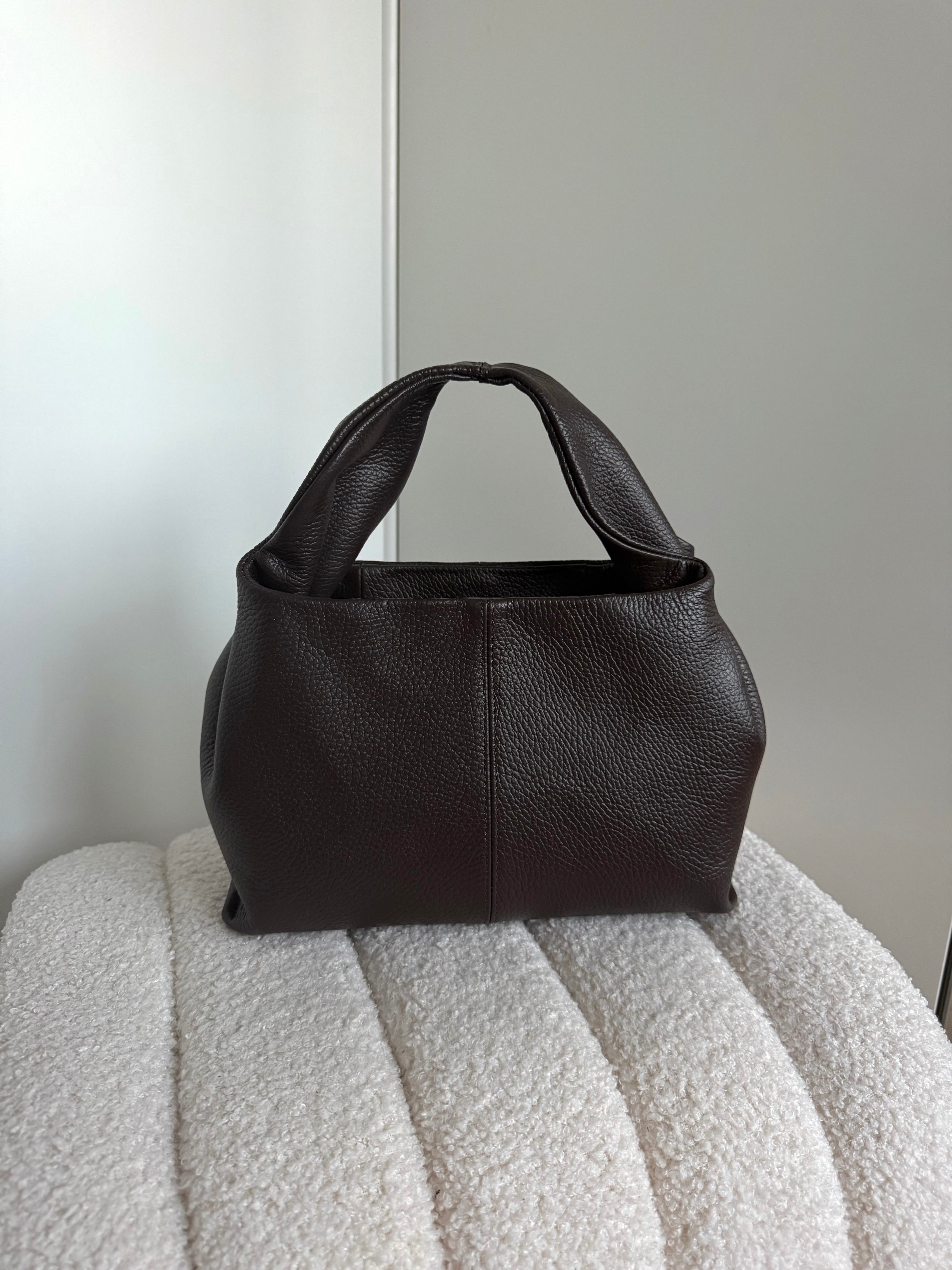 Leren Damestas Met Hengsel Bruin | Polly